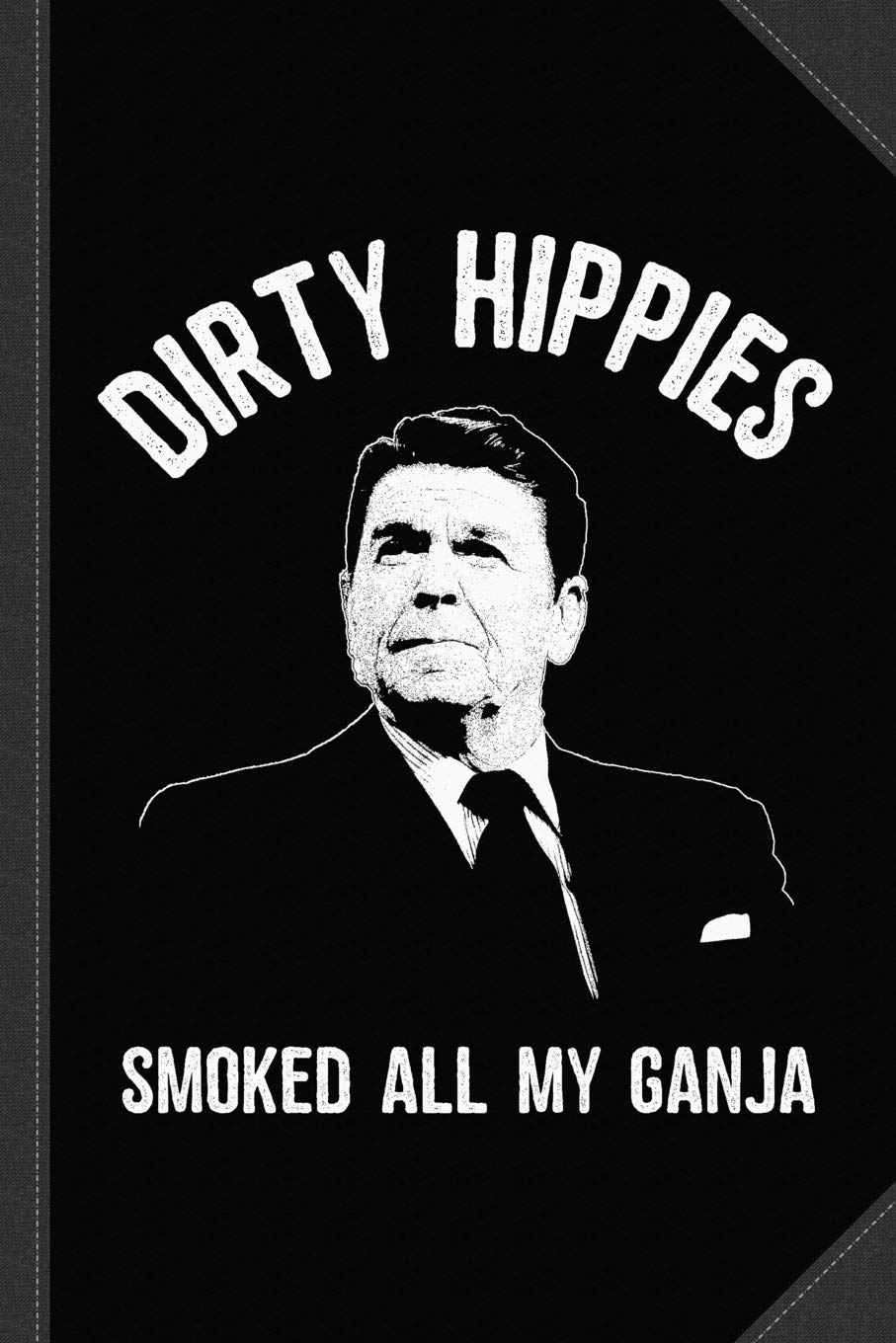 I Smell Hippies Reagan Journal Notebook: Blank Lined Ruled For Writing 6x9 120 Pages Essays & Short Stories