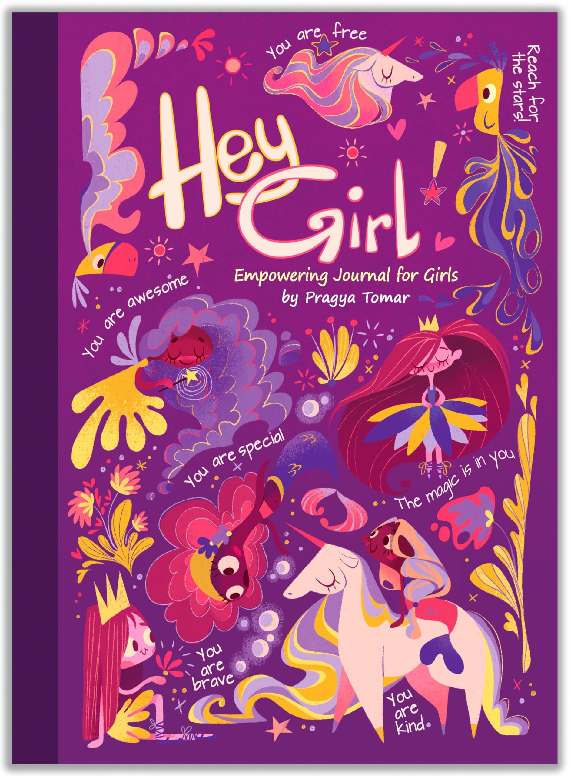 Hey Girl! Empowering Journal for girls: To Develop Gratitude and Mindfulness through Positive Affirmations book