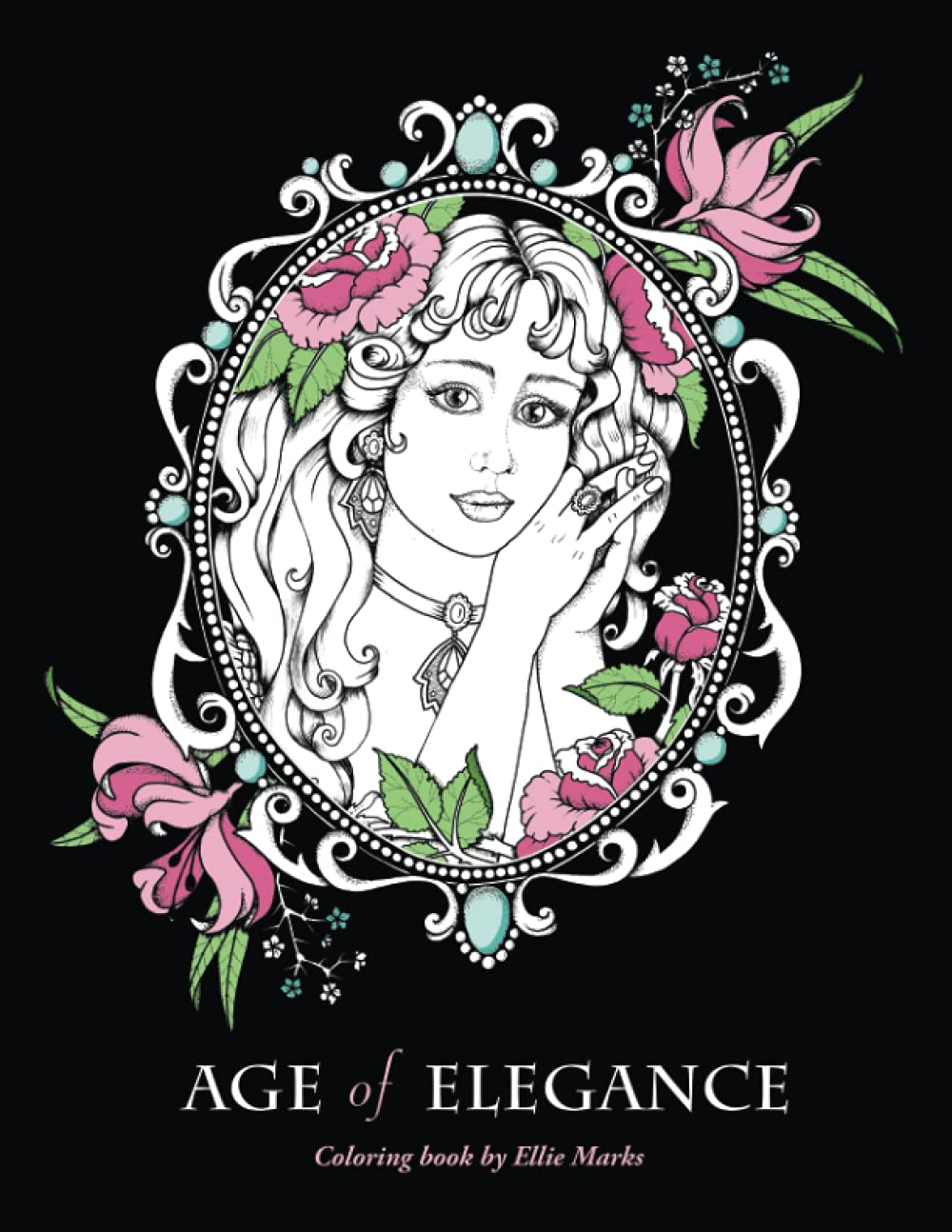 Age of Elegance: Coloring Book by Ellie Marks Film, Art & Culture