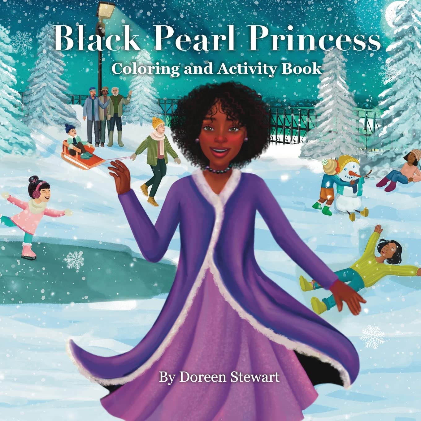 Black Pearl Princess Coloring and Activity Book Tiptoi & Games