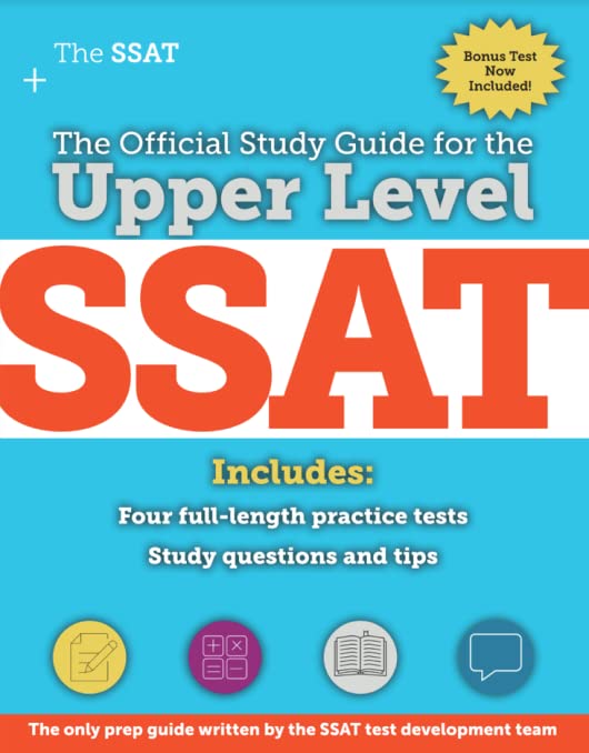 The Official Guide to the Upper Level SSAT 2020-2021 Books