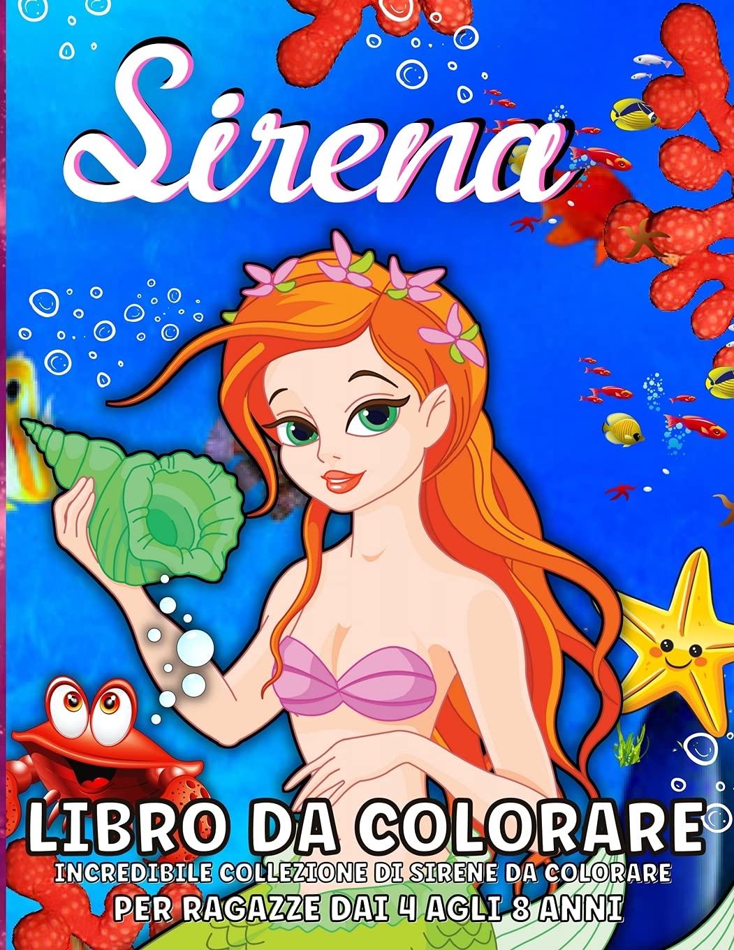 Sirene Libro Da Colorare Per Bambini Tiptoi & Games