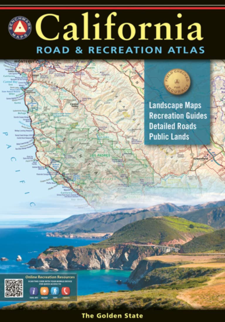 Benchmark California Road & Recreation Atlas, 11th Edition Leisure, Home & Garden