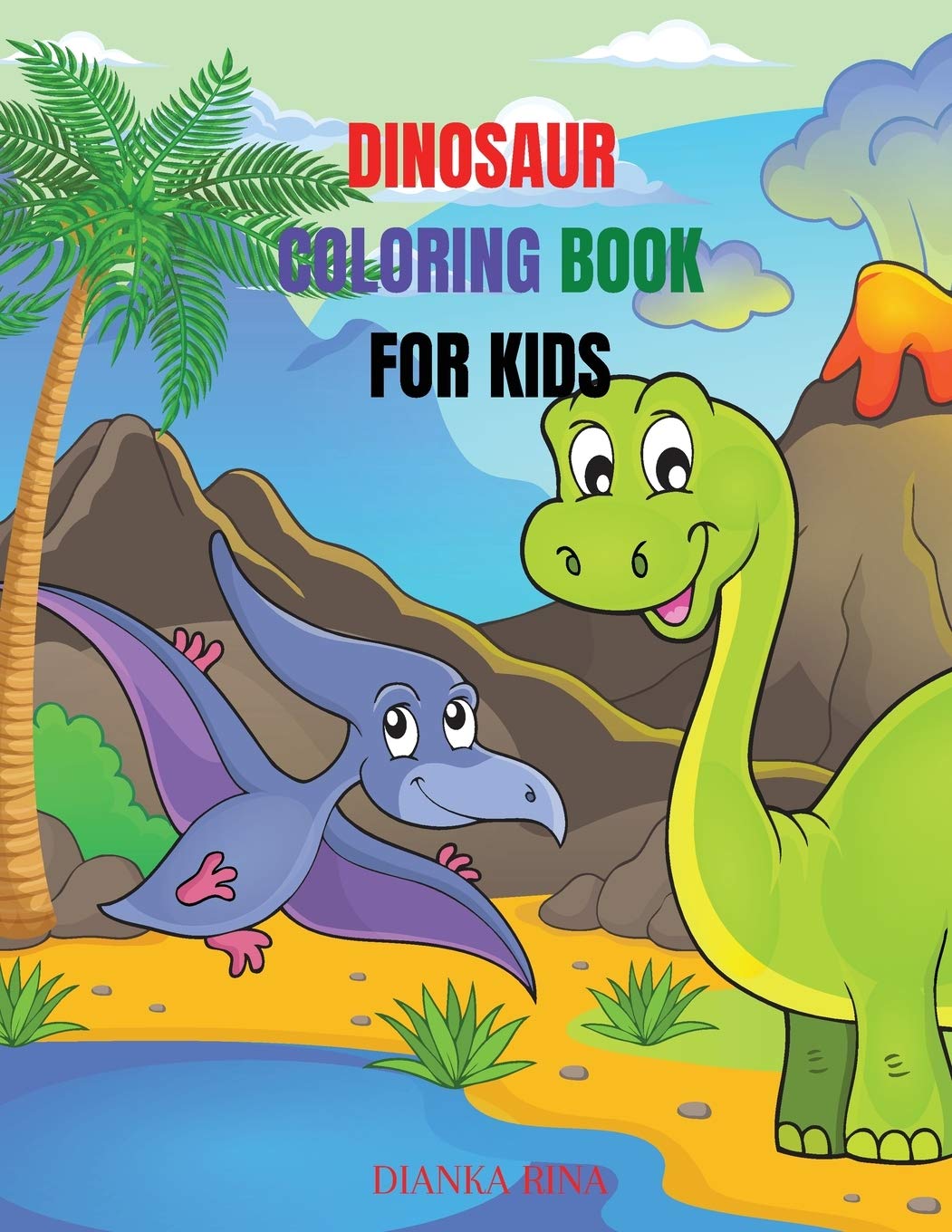 Dinosaur Coloring Book For Kids Tiptoi & Games