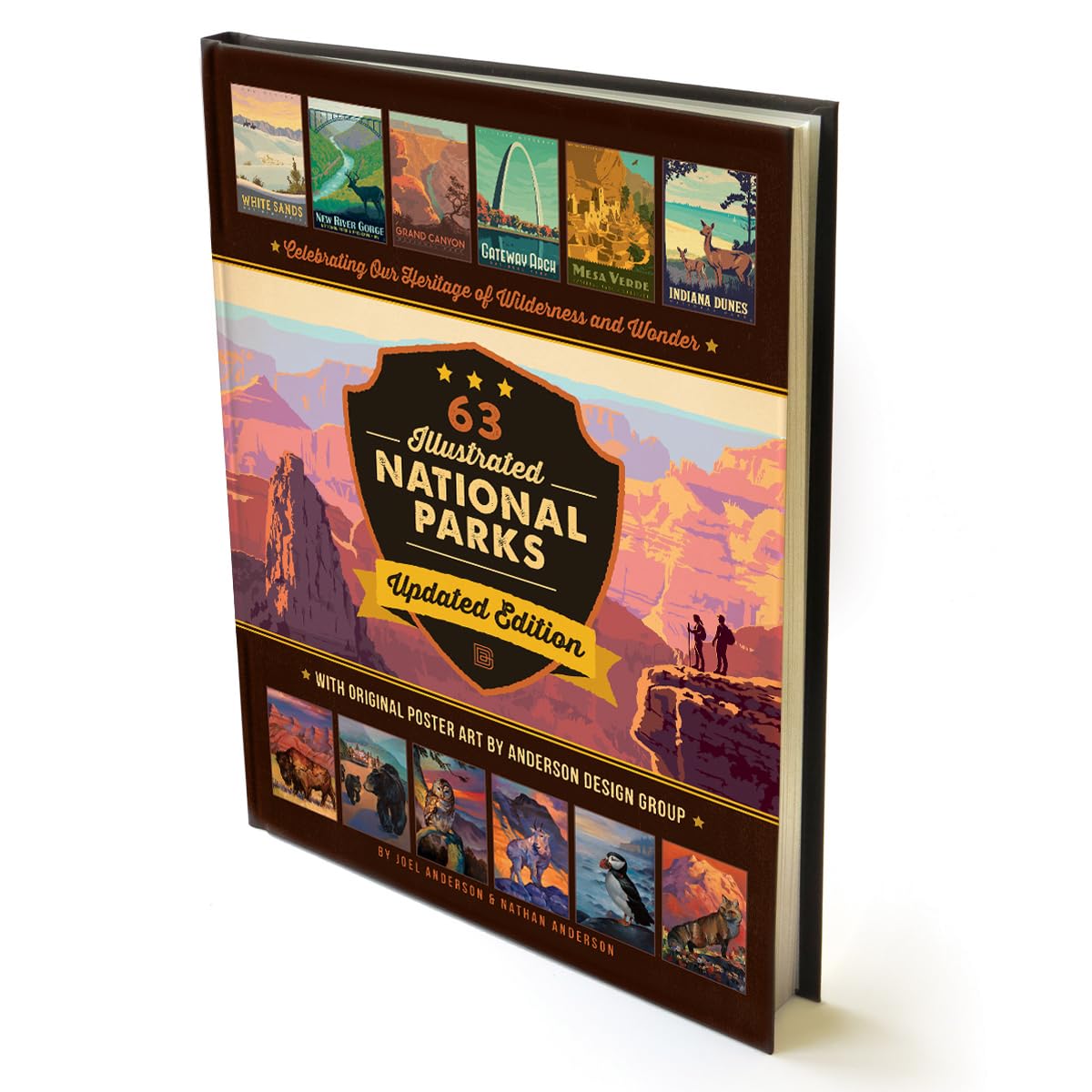 63 National Parks: Updated Edition HARD COVER Coffee Table Book Books