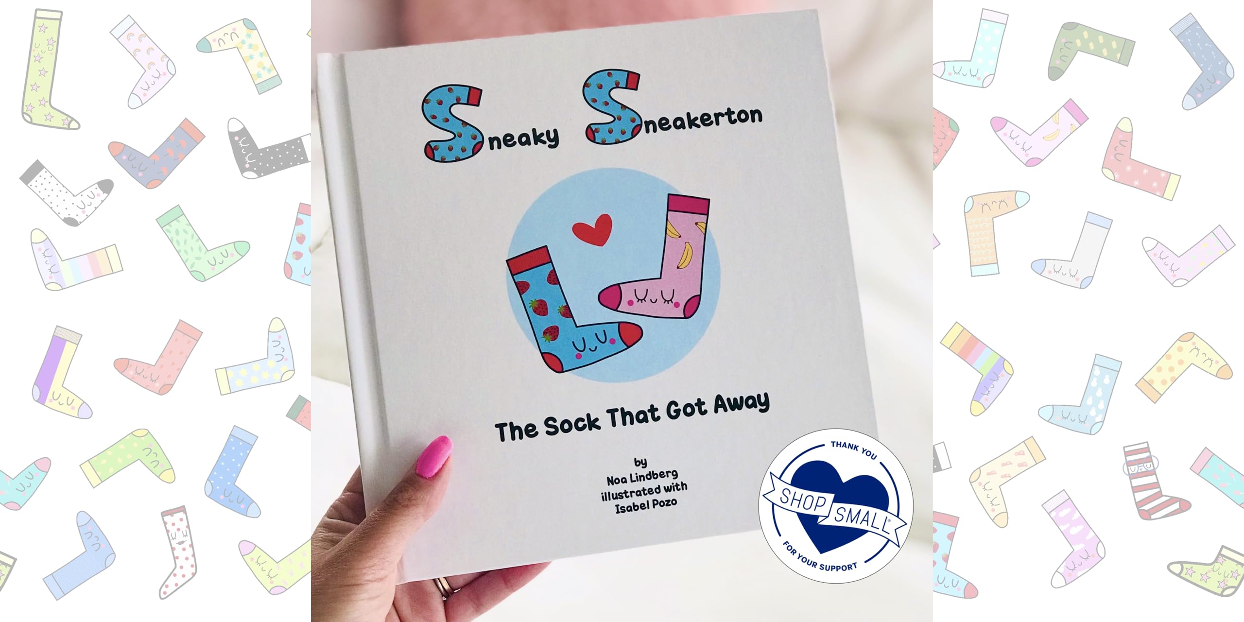 SNEAKERTON SNEAKERTON - THE SOCK THAT GOT AWAY - Livre pour enfants à couverture rigide book