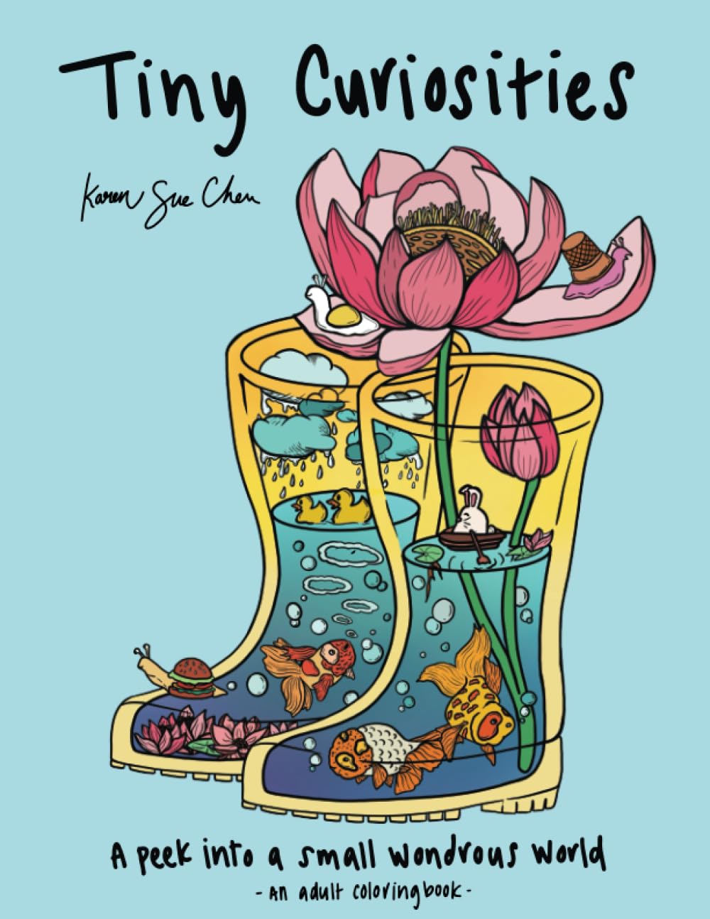 Tiny Curiosities: A Coloring Book and a Peek Into a Small Wondrous World Hobbies & Crafts