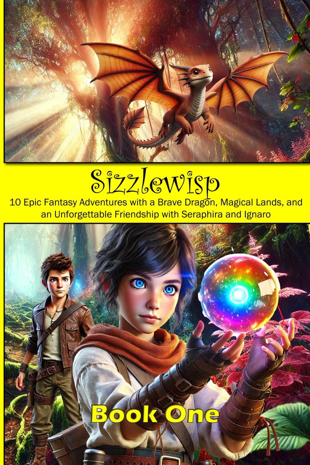 Sizzlewisp: The Daring Dragon's Quest – A Magical Adventure of Friendship and Mystery: Epic Fantasy Adventure with a Brave Dragon, Magical Lands, and ... Friendship with Seraphira and Ignaro Action & Adventure