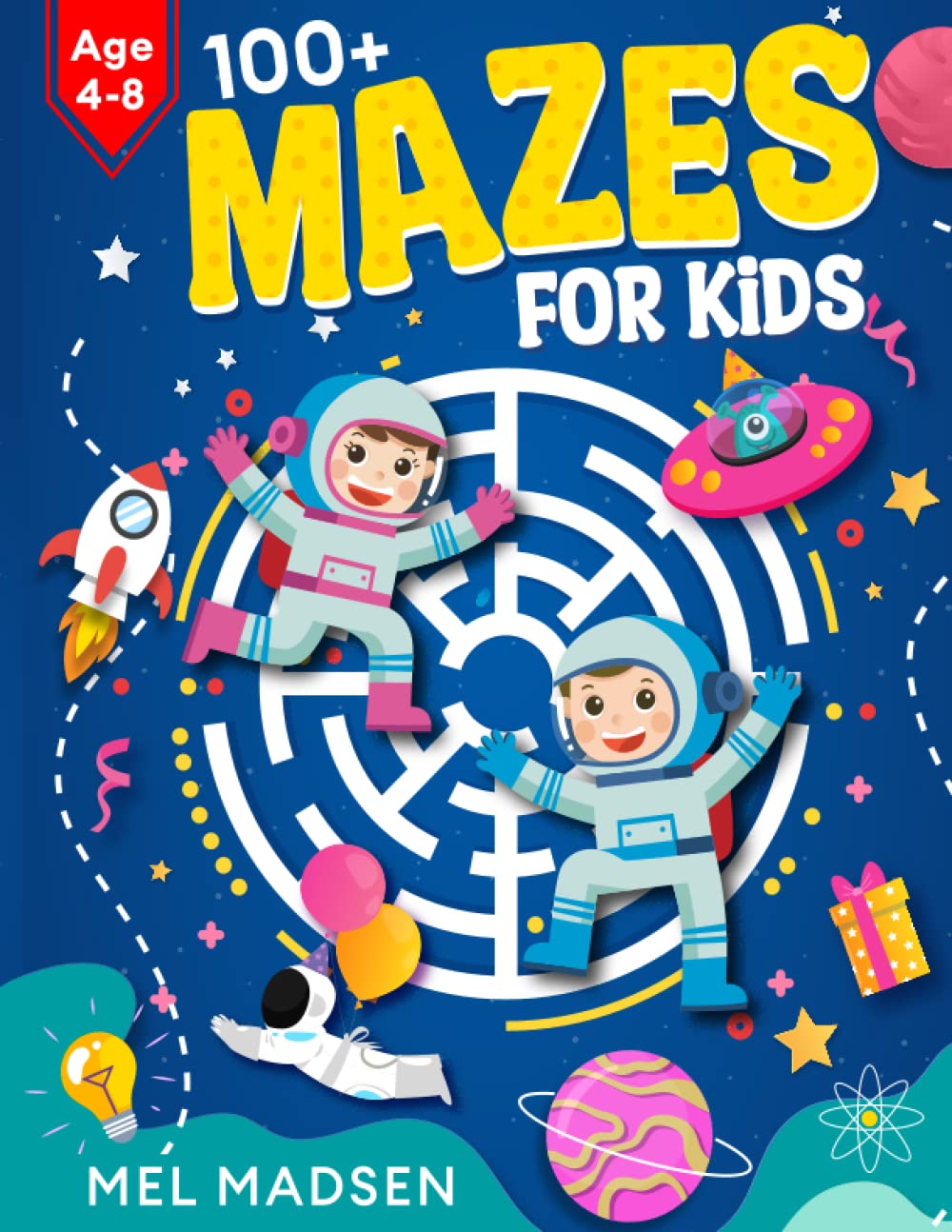 100+ Mazes For Kids Age 4-8 | A Collection of Fun and Challenging Maze Activity Book Puzzles For Ages 4,5,6,7,8 Tiptoi & Games
