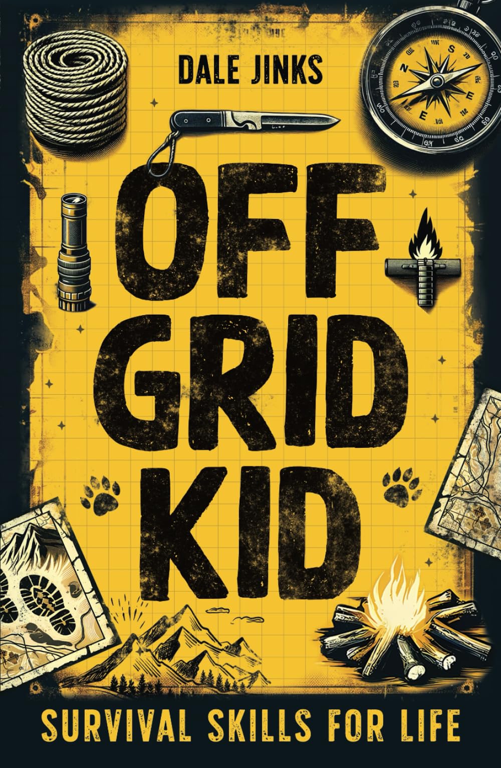 Off Grid Kid: Survival Skills For Life: An Interactive Outdoor Survival Guide For Kids on Making Fire, Building Shelters, Foraging Wild Food and Improving Mindset Parents & Children