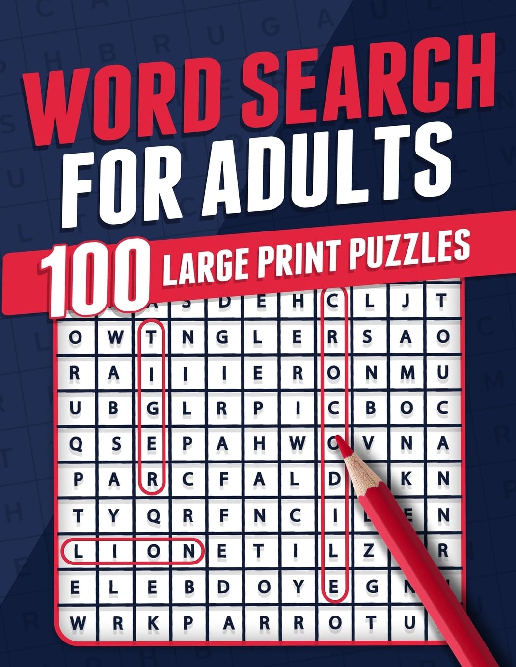 Word Search For Adults | 100 Large Print Puzzles | Puzzle Book For Adults | Adult Activity Book | Large Print Search and Find Themed Puzzles | Brain Game | Solutions Included Education & Training