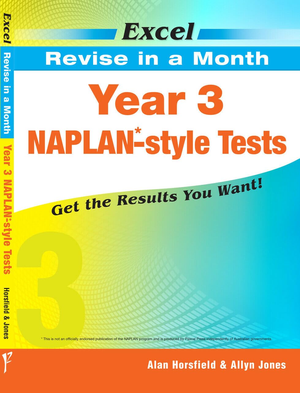 Product Image: Year 3 NAPLAN-style Tests (Excel Revise in a Month)