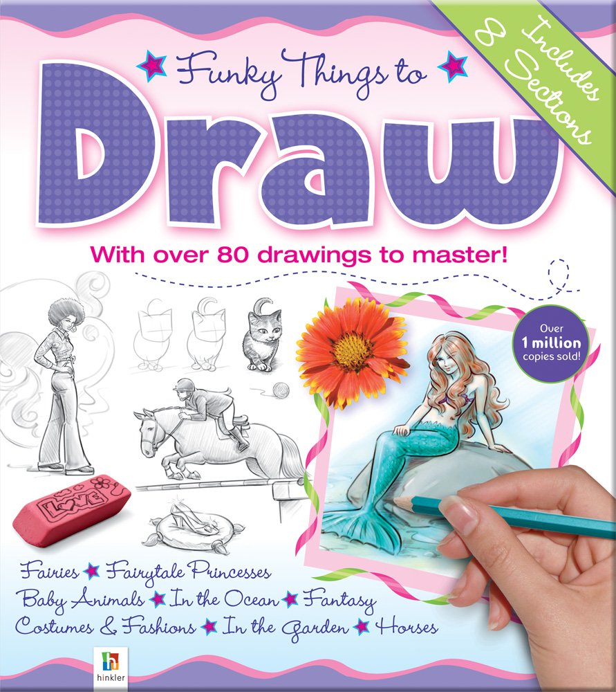 Funky Things to Draw: 8 Books in One Non-fiction