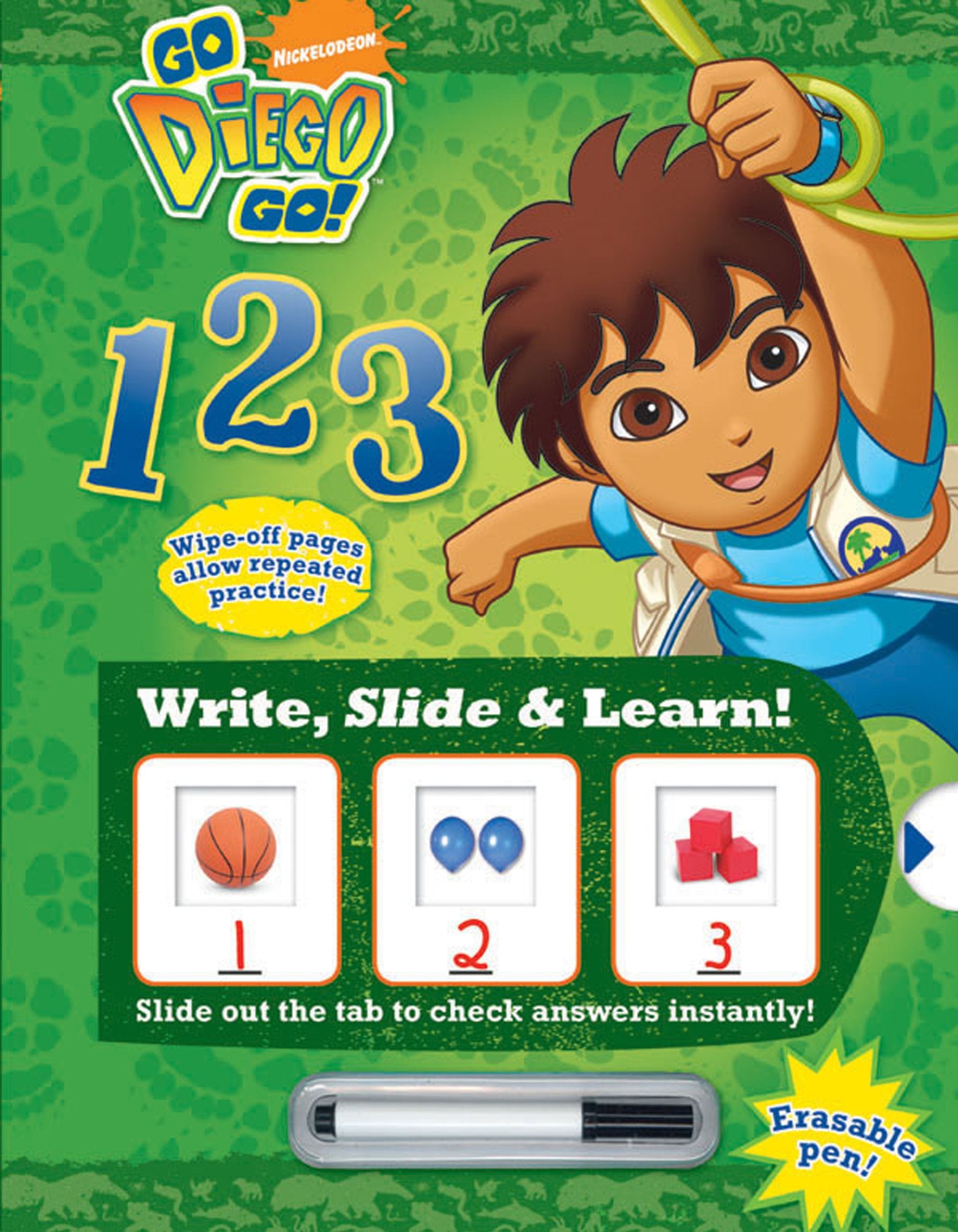 Go Diego Go! 123 (Go Diego Go! Write, Slide & Learn) Non-fiction