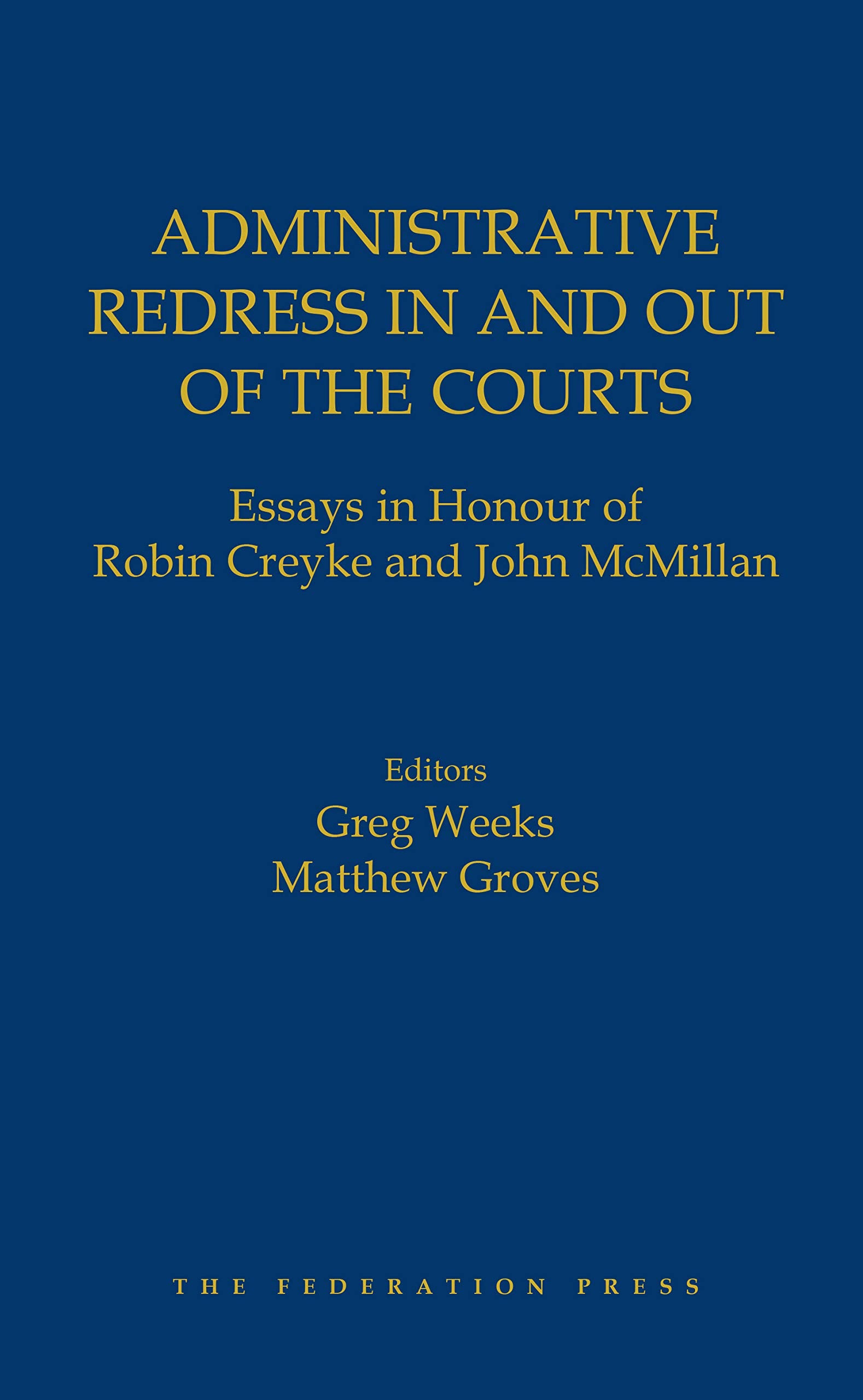 Administrative Redress In and Out of the Courts book
