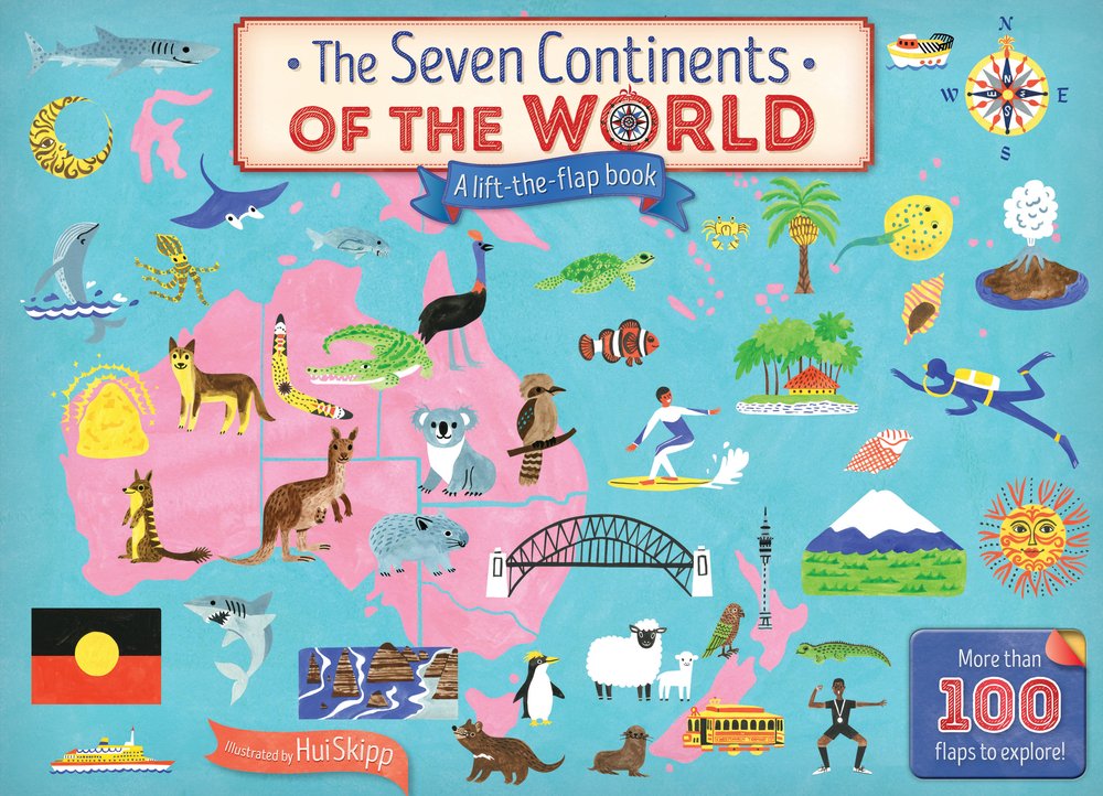 The Seven Continents of the World: A Lift-the-Flap Book Non-fiction