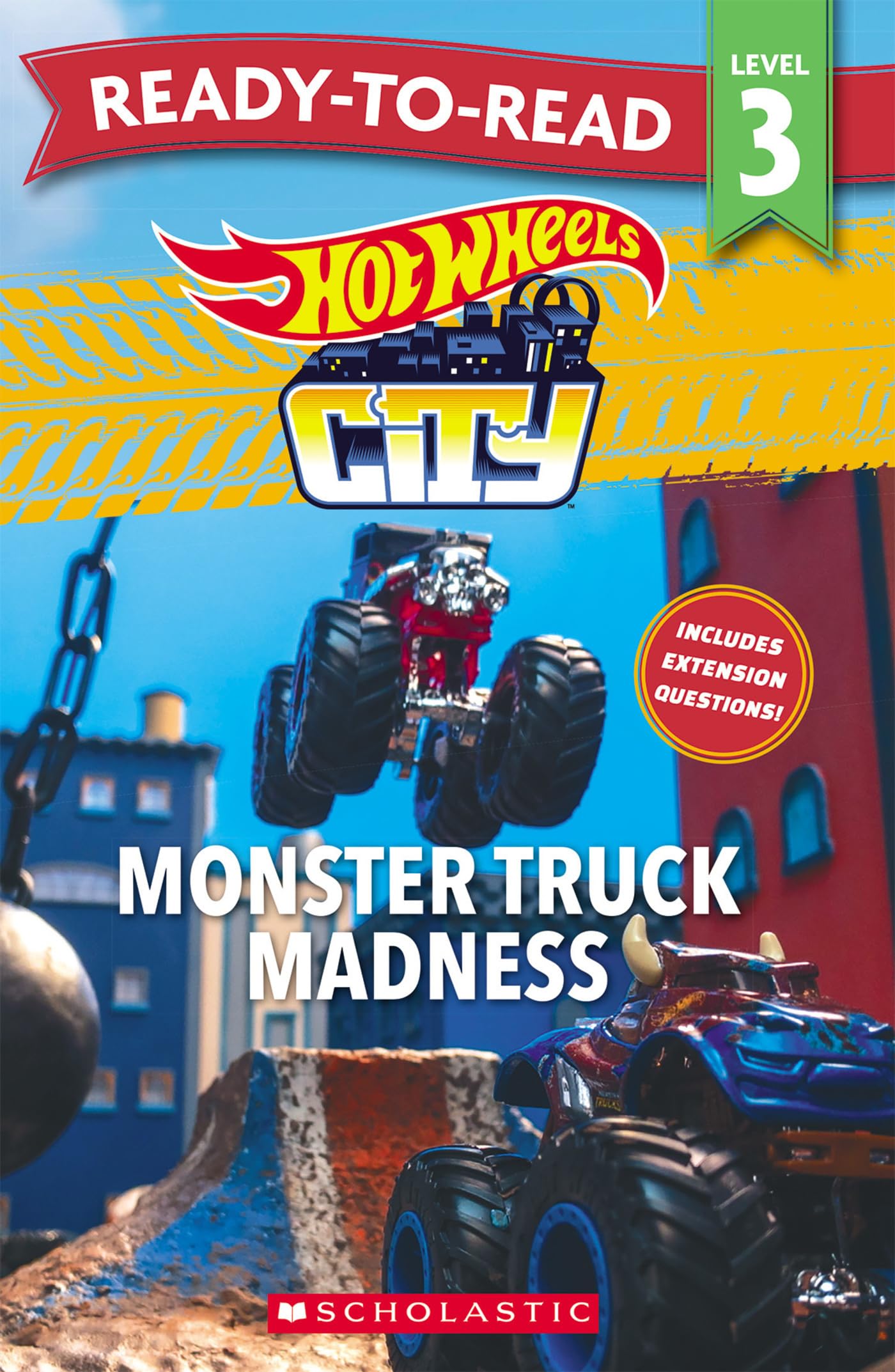 Hot Wheels City: Monster Truck Madness - Ready-to-Read Level 3 (Mattel) book