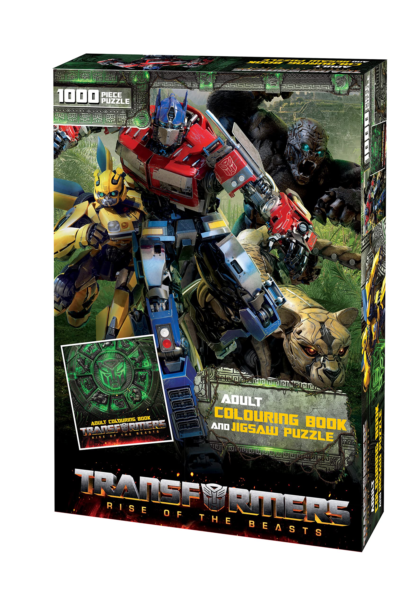 Transformers: Adult Colouring Book and Jigsaw Puzzle (Hasbro: 1000 Pieces) book