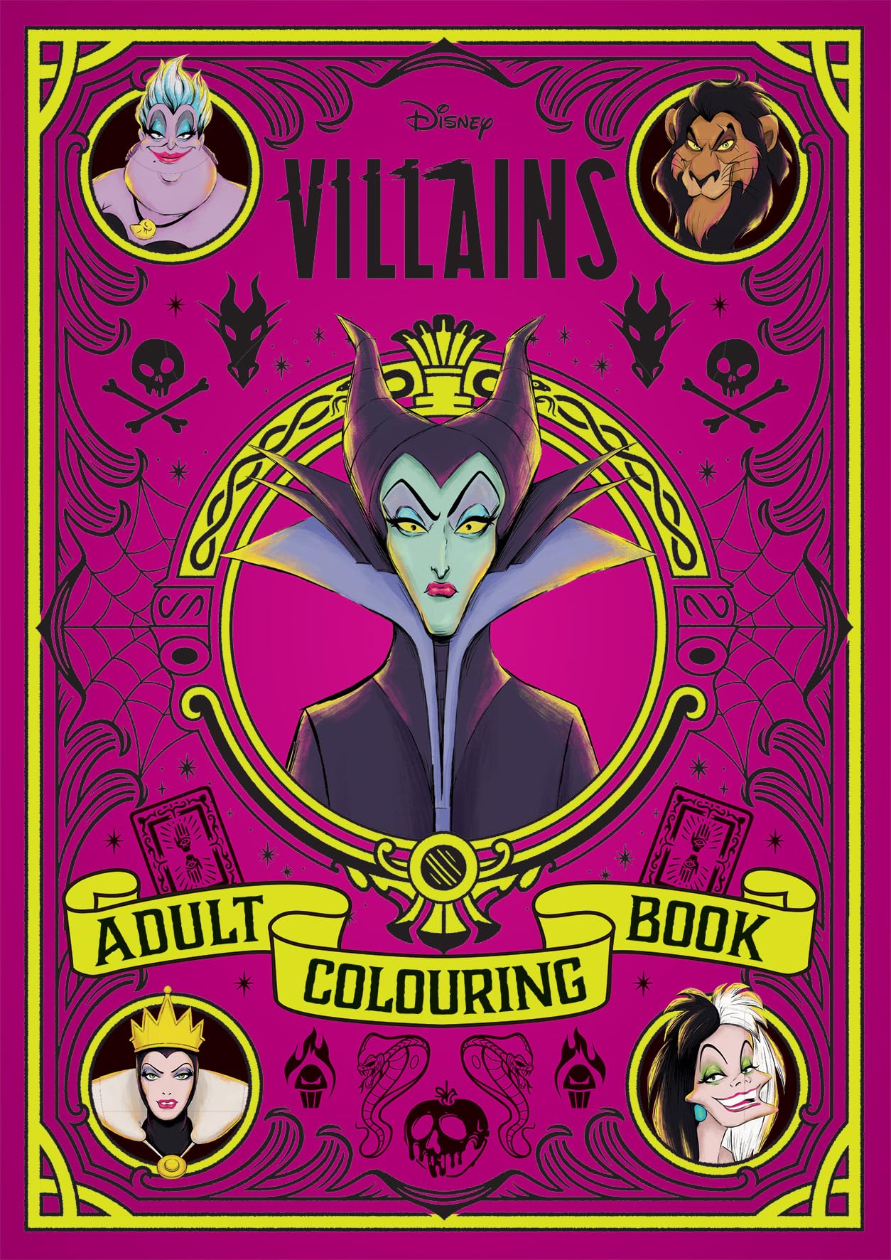 Disney Villains: Adult Colouring Book book