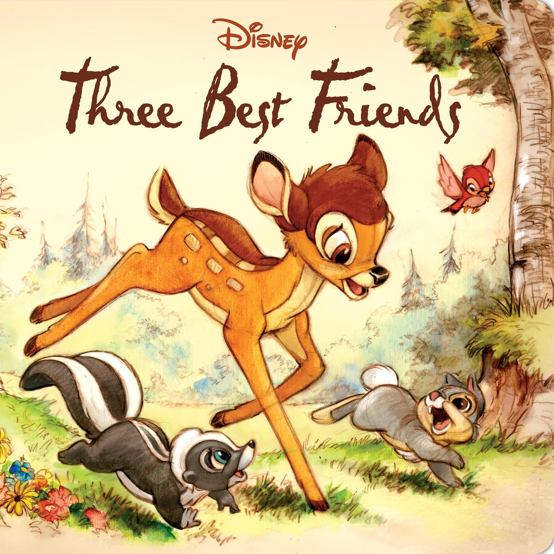 Three Best Friends (Disney: Deluxe Board Book) book