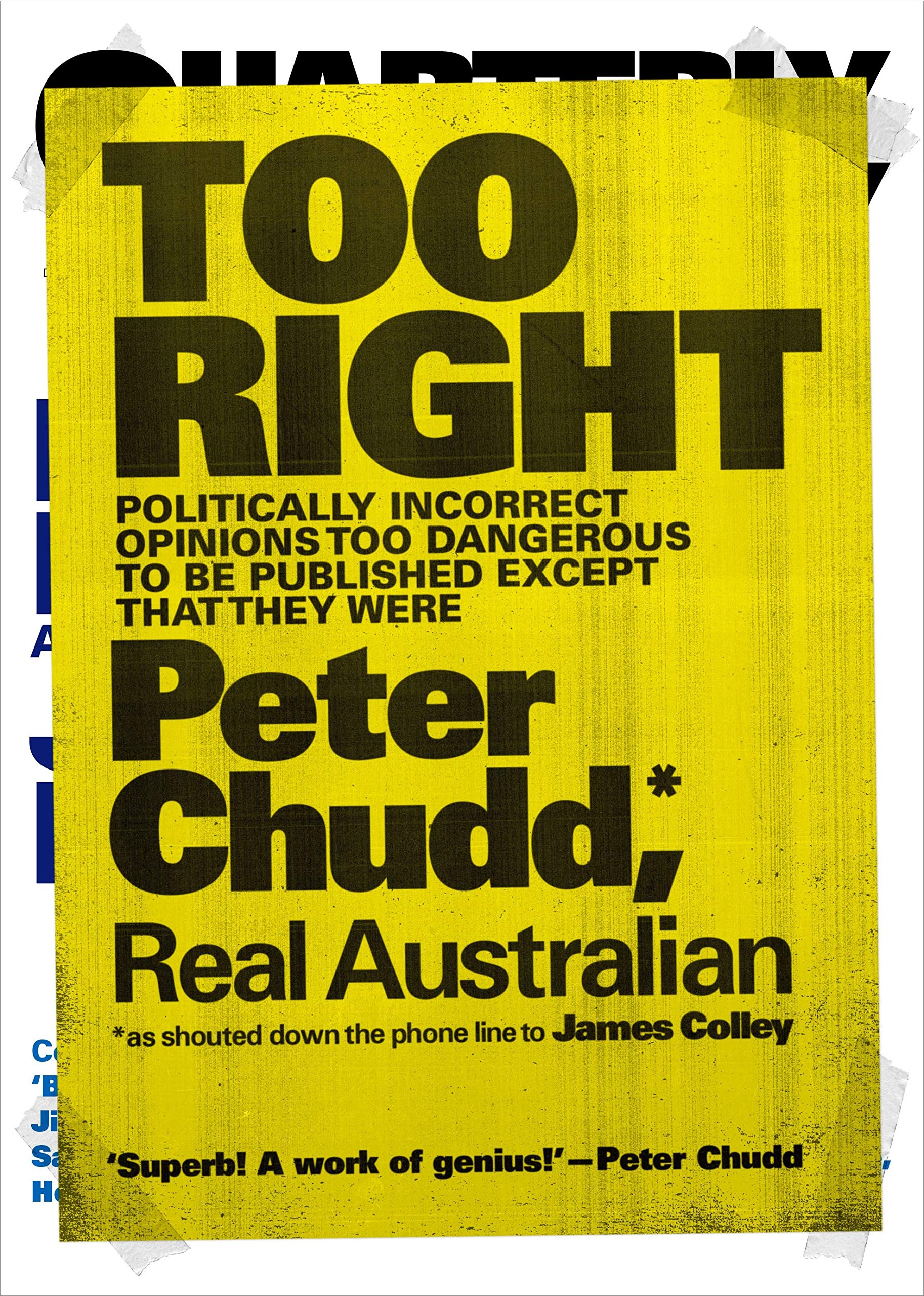Too Right: Politically Incorrect Opinions Too Dangerous to Be Published Except That They Were book