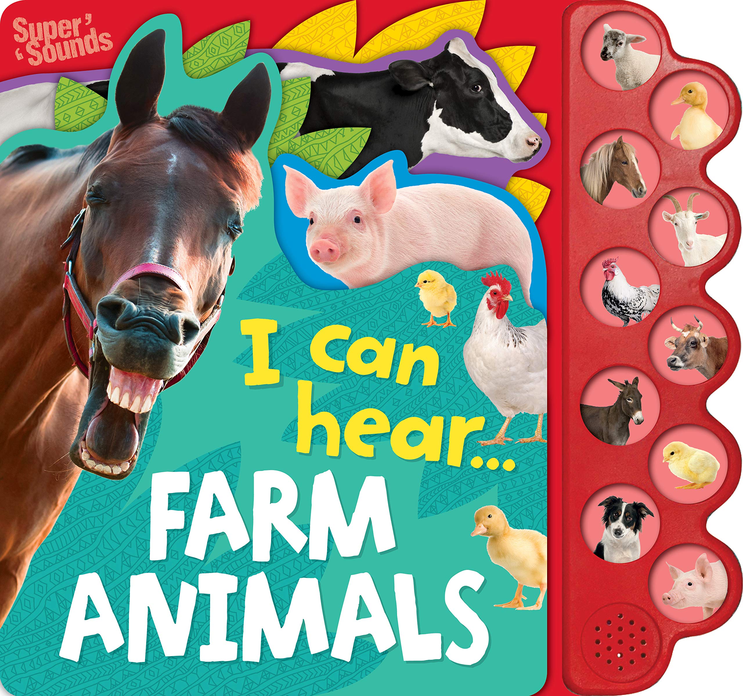 10-Button Super Sound Book - I Can Hear Farm Animals (10-Button Super Sound Books) Books