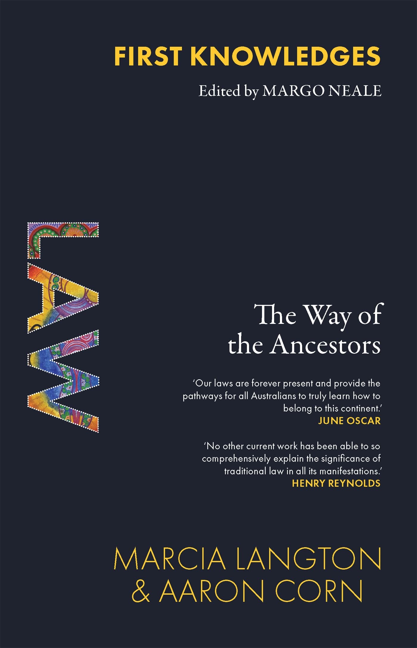 First Knowledges Law: The Way of the Ancestors book