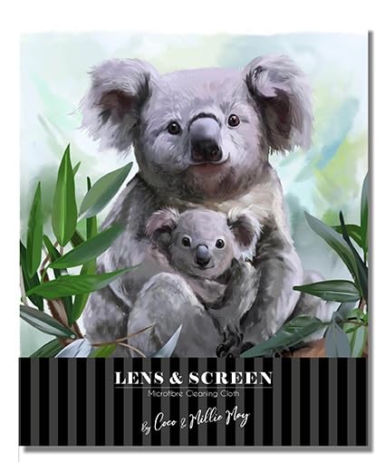 Mum and Baby Koala - Lens & Screen Cleaner: Microfibre Cleaning Cloth book