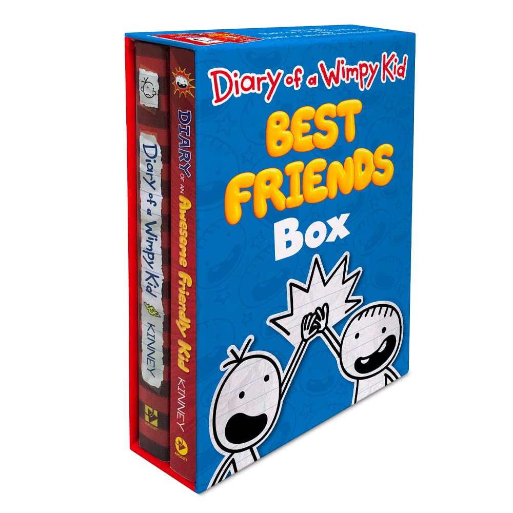 Diary of a Wimpy Kid Best Friends Box: Diary of a Wimpy Kid, Book 1 and Diary of an Awesome Friendly Kid book