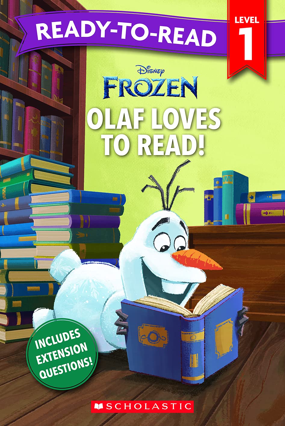 Frozen: Olaf Loves to Read - Ready-to-Read Level 1 (Disney) (Disney Frozen) book