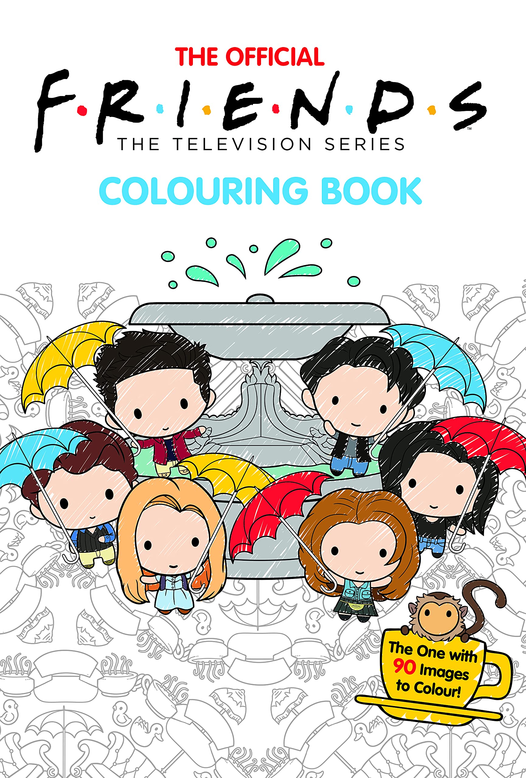 The Official Friends: Adult Colouring Book (Warner Bros) Books