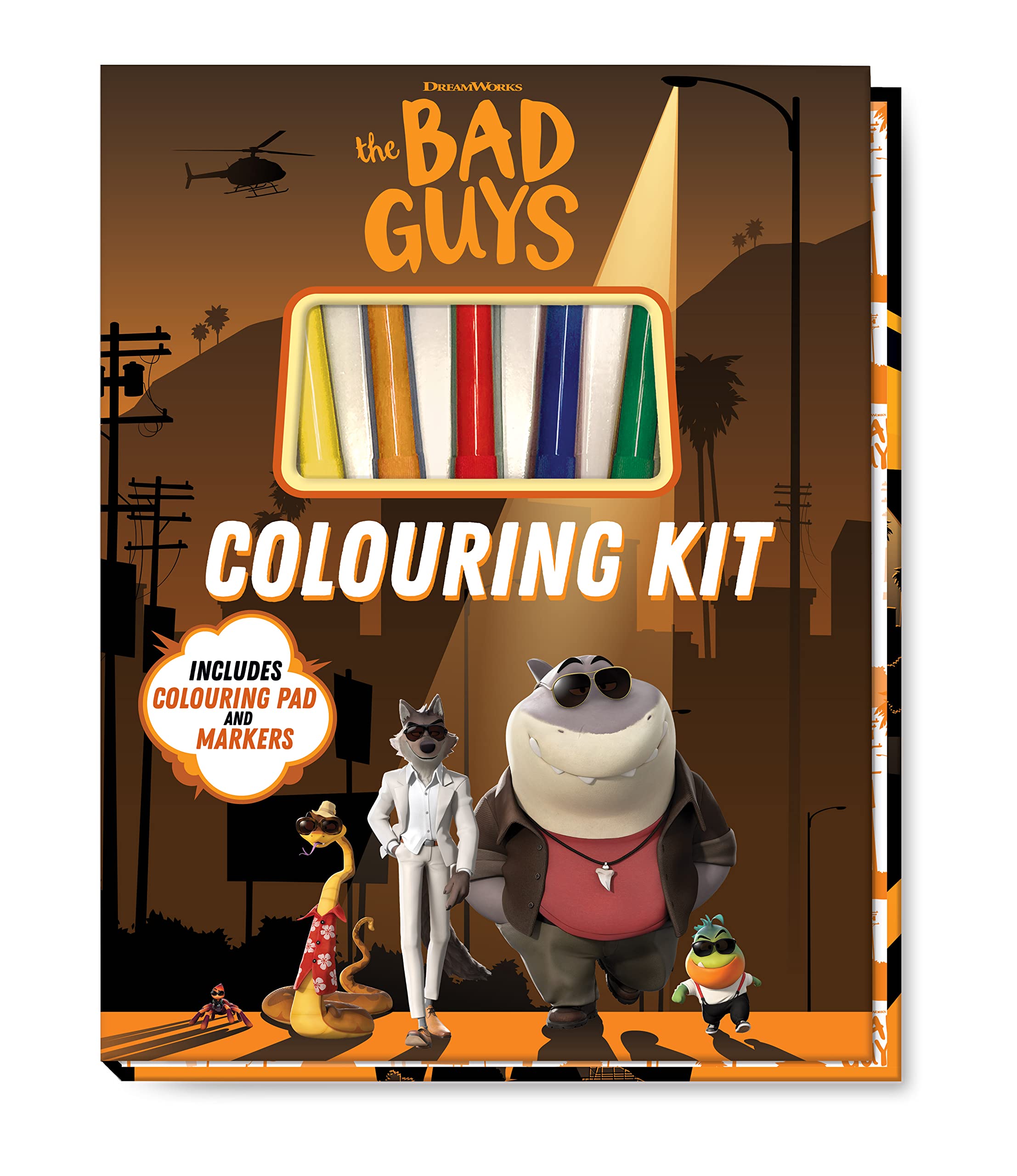the Bad Guys: Colouring Kit (DreamWorks) book