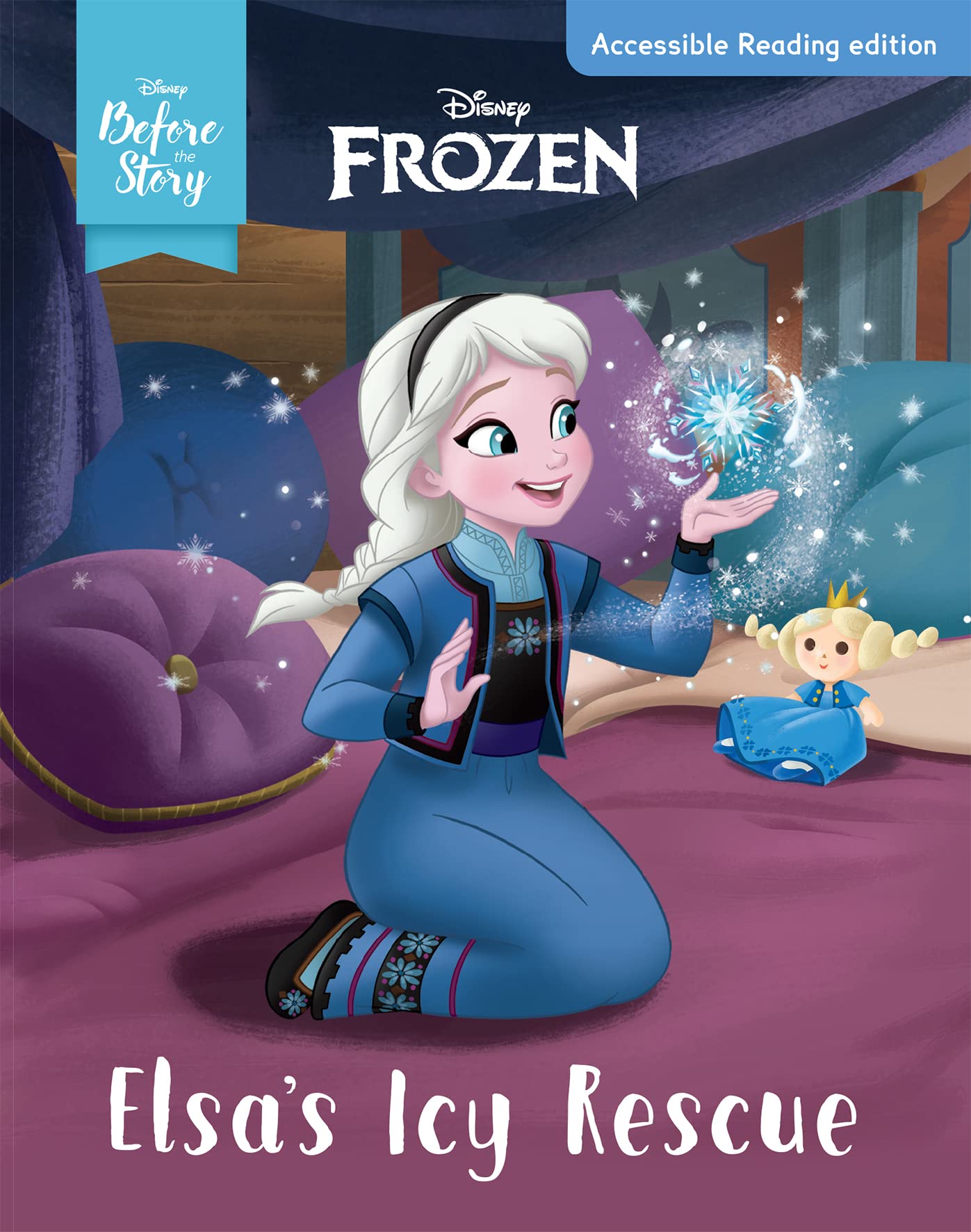 Elsa's Icy Rescue (Disney Frozen: Dyslexia-friendly Edition) Books