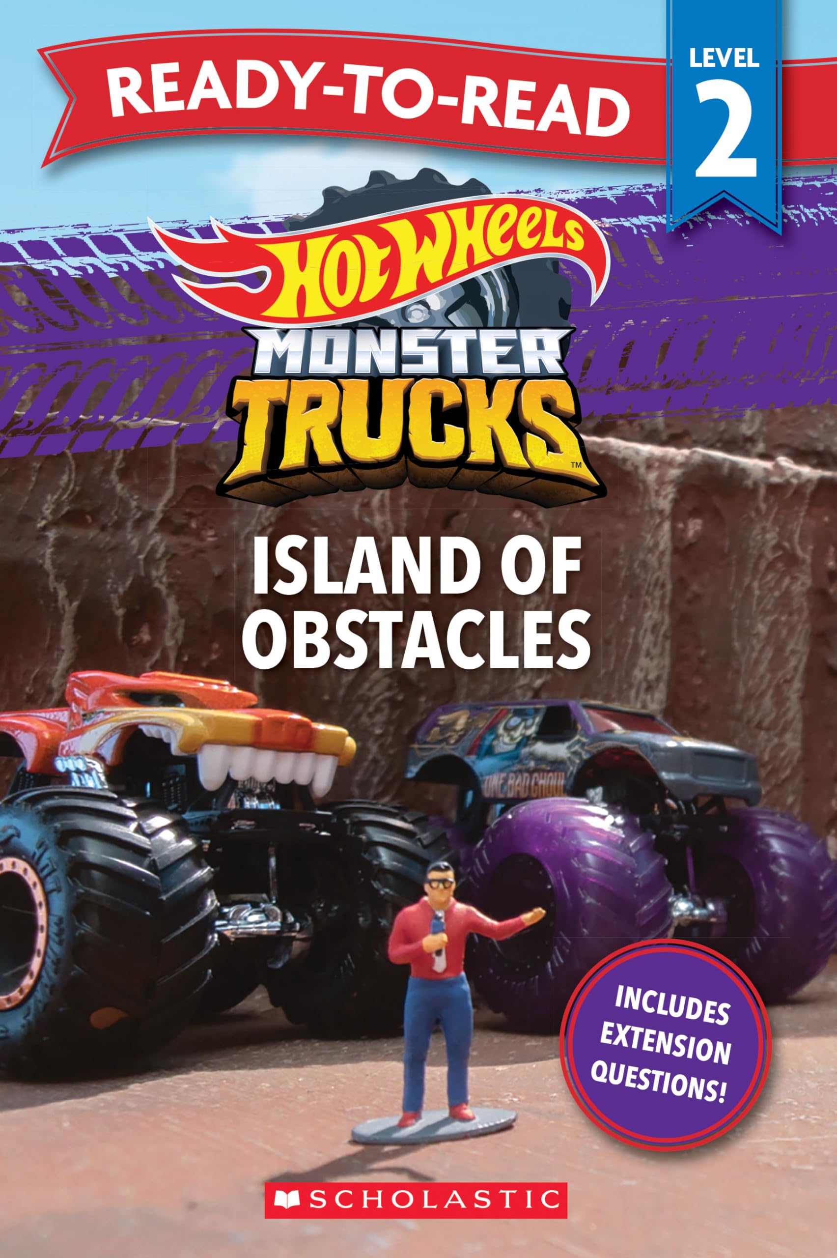 Hot Wheels Monster Trucks: Island of Obstacles - Ready-to-Read Level 2 (Mattel) book
