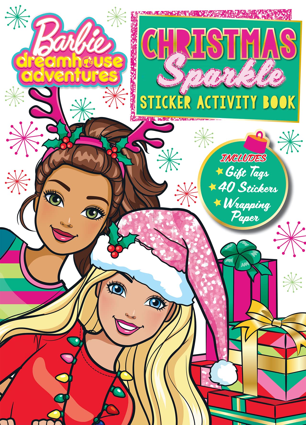 Barbie Dreamhouse Adventures: Christmas Sparkle Sticker Activity Book (Mattel) book