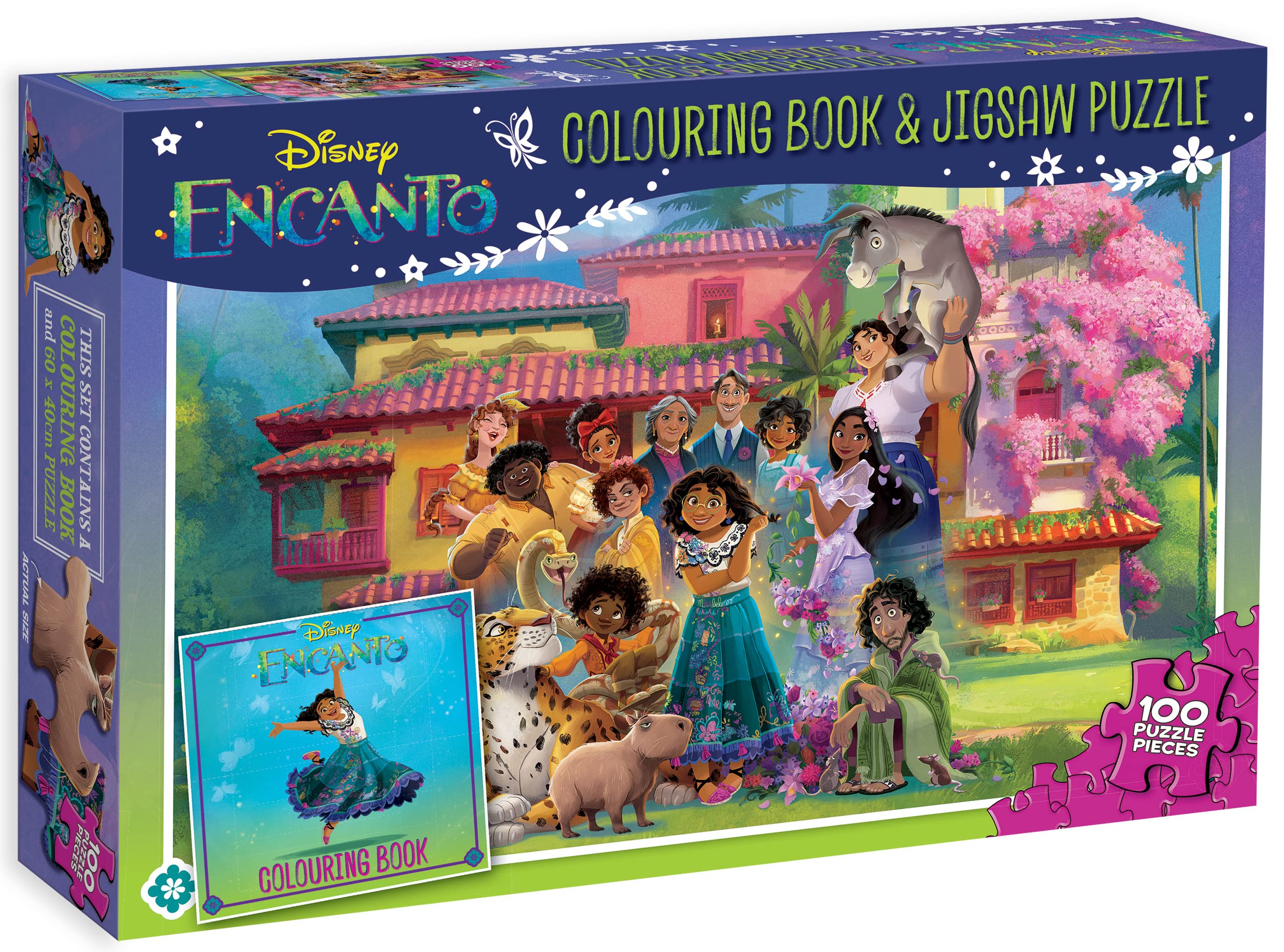 Encanto: Colouring Book and Jigsaw Puzzle (Disney: 100 Pieces) book
