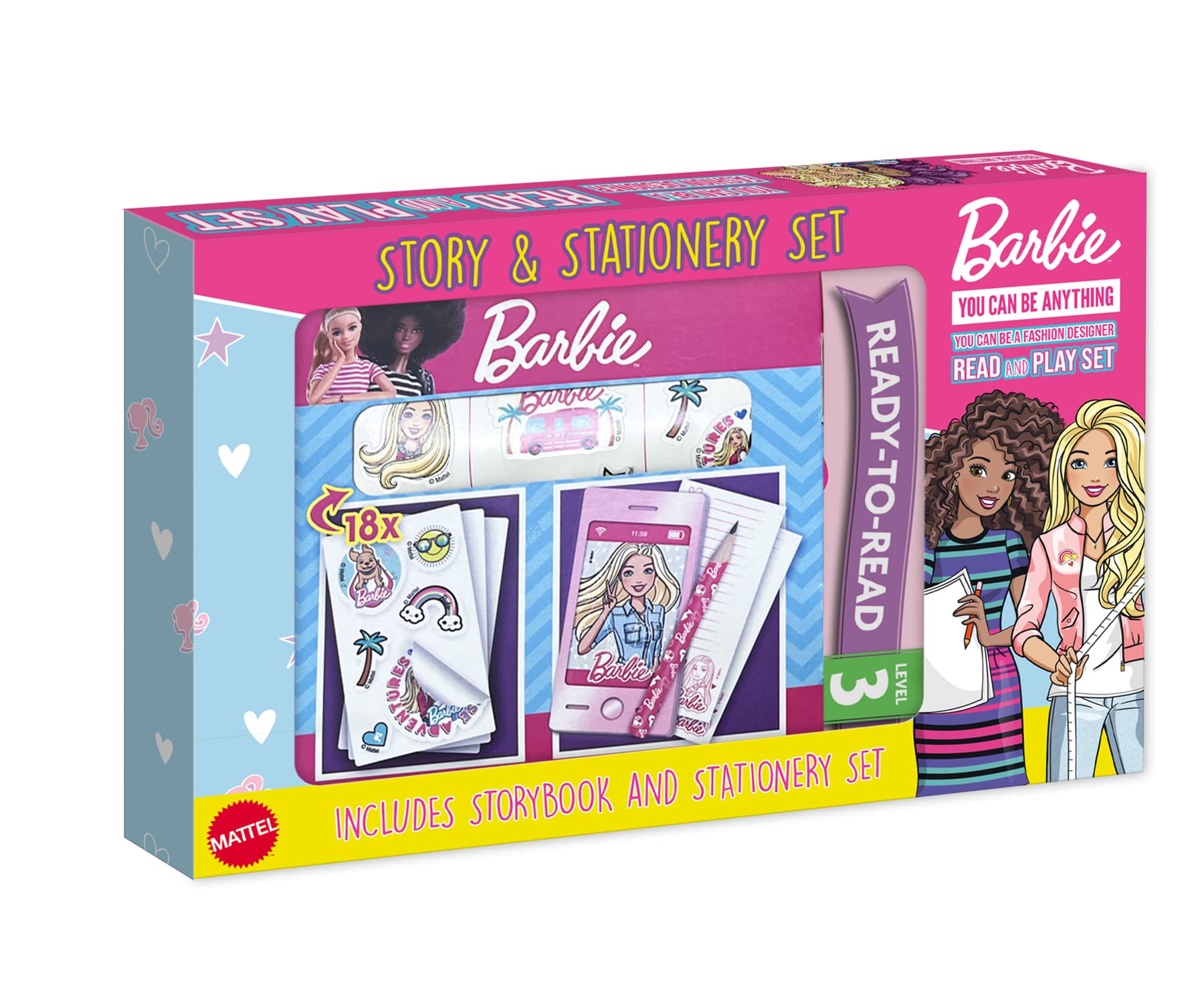 Barbie: You Can be a Fashion Designer Story and Stationery Set (Mattel) Books