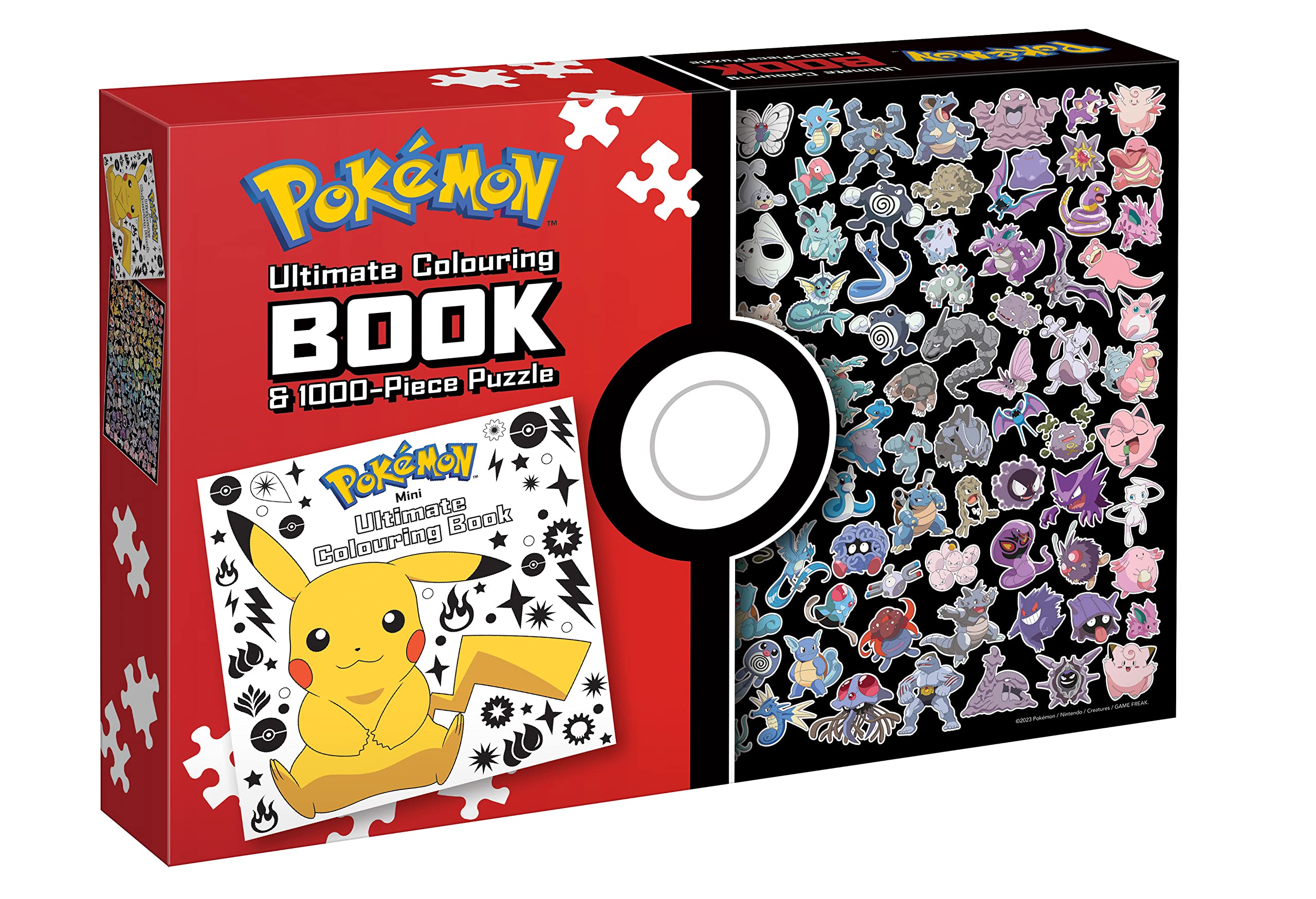 Pokémon: Adult Ultimate Colouring Book and 1000-Piece Puzzle book