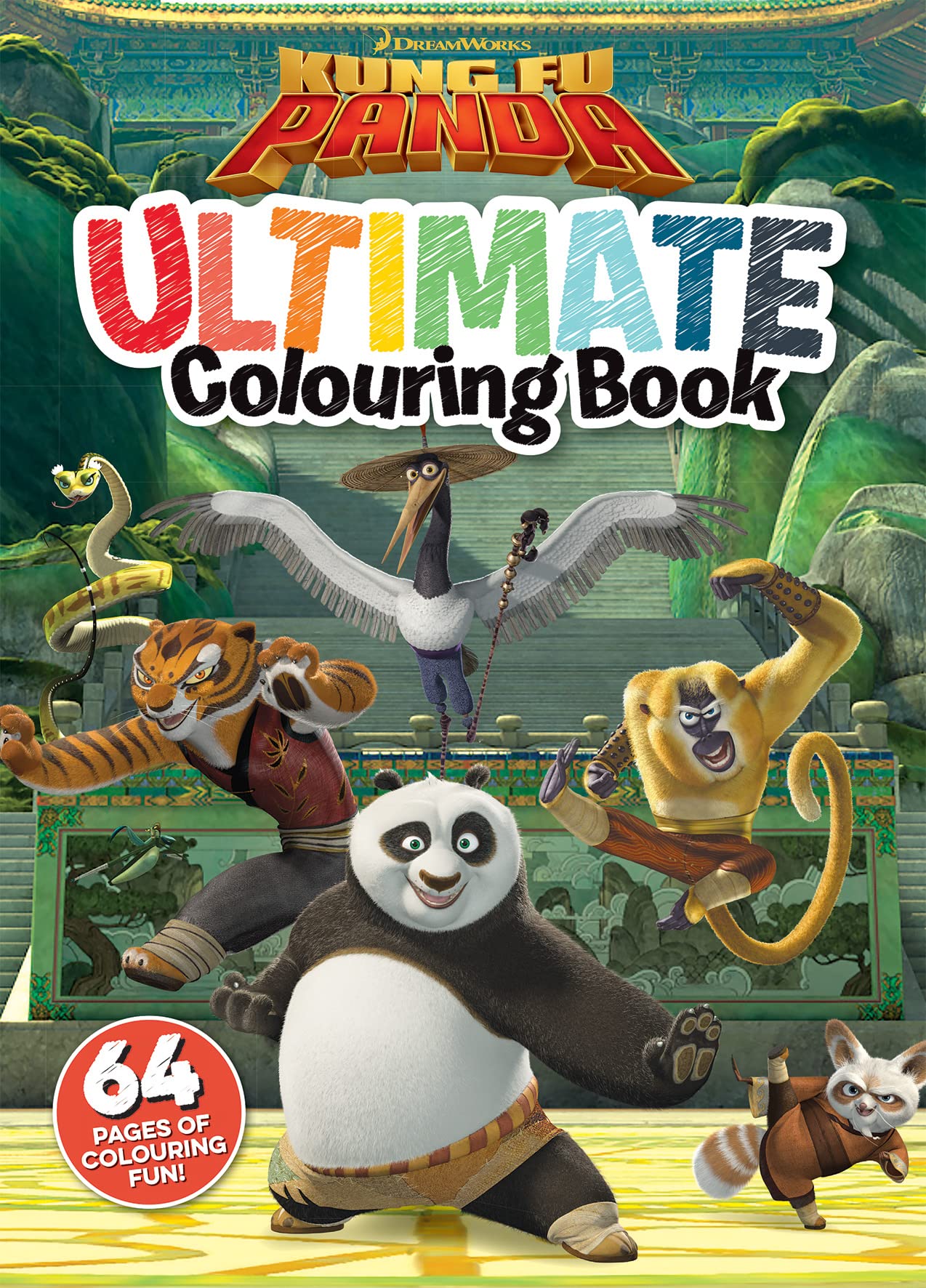 Kung Fu Panda: Ultimate Colouring Book (DreamWorks) Books