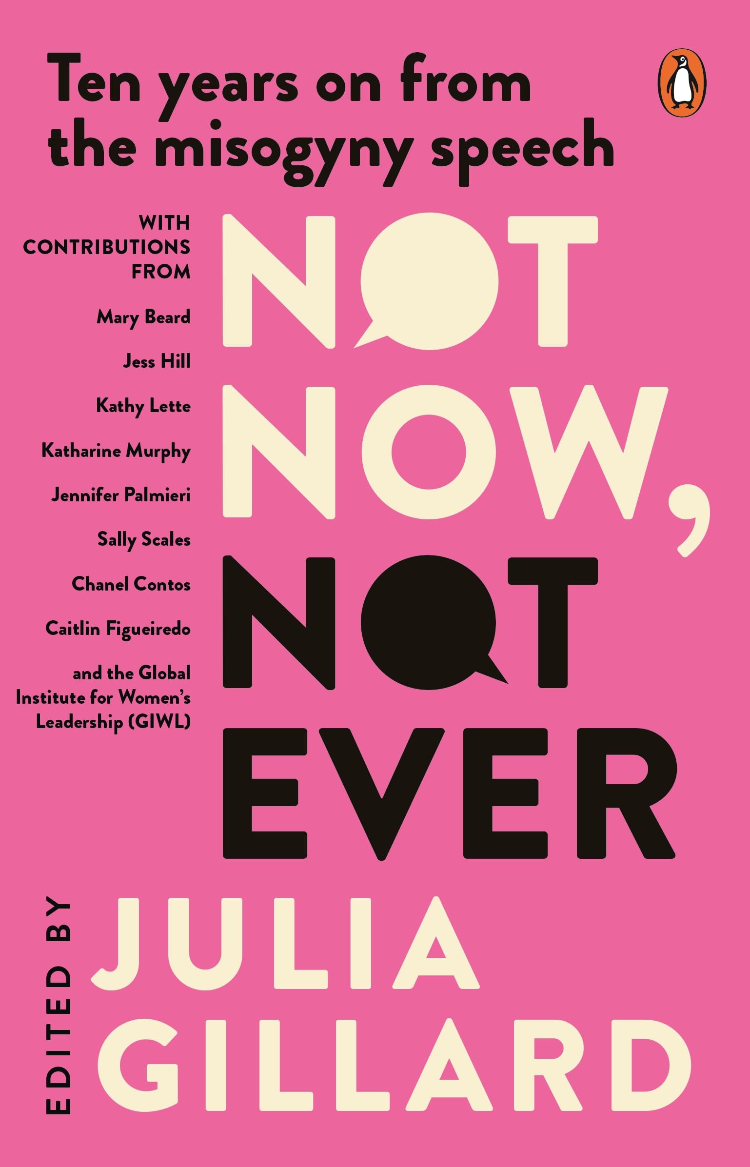Not Now, Not Ever: Ten Years on from the Misogyny Speech book