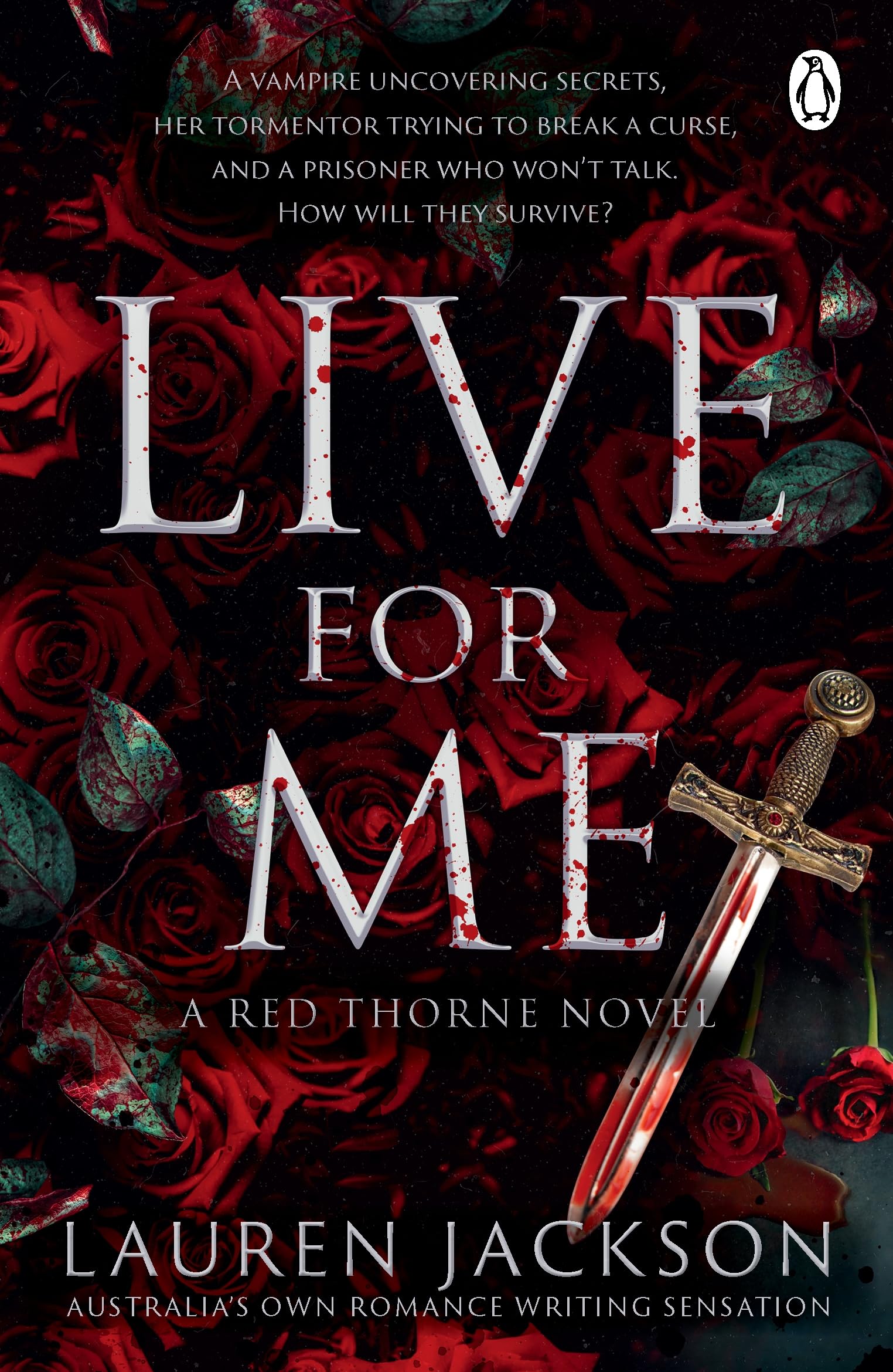 Live for Me: An addictive and steamy vampire mystery romance (Red Thorne Book 2) Romance