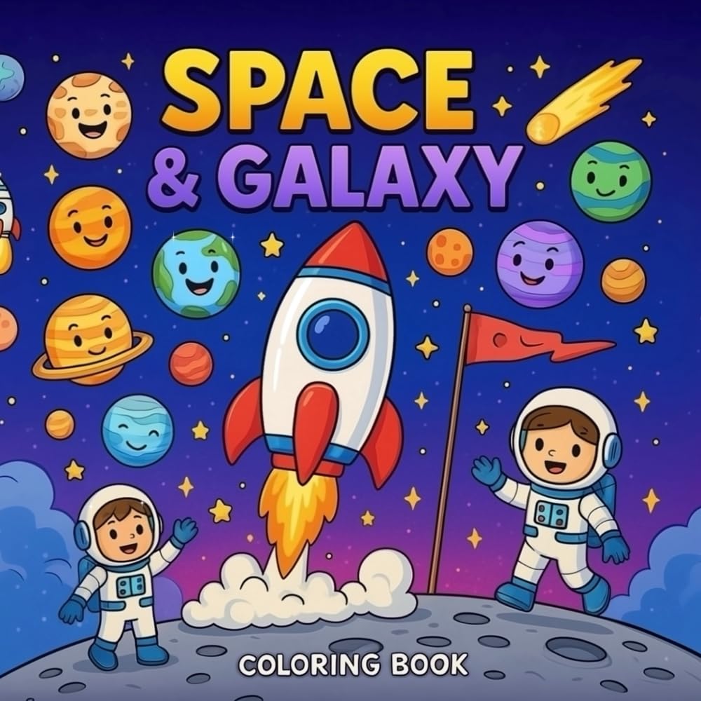 Space & Galaxy Coloring Book for Kids book