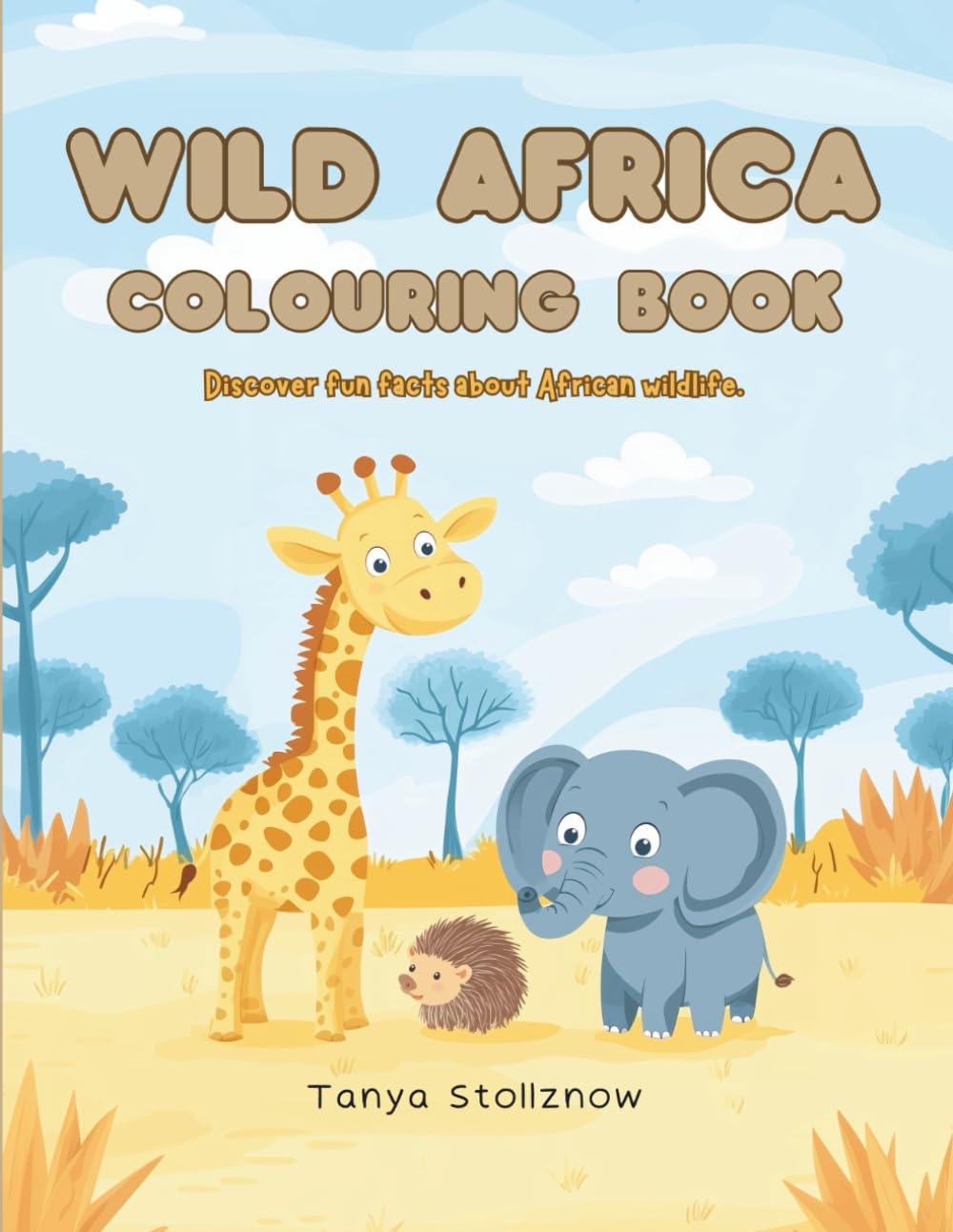 Wild Africa Colouring Book: A Colour and Learn Series book