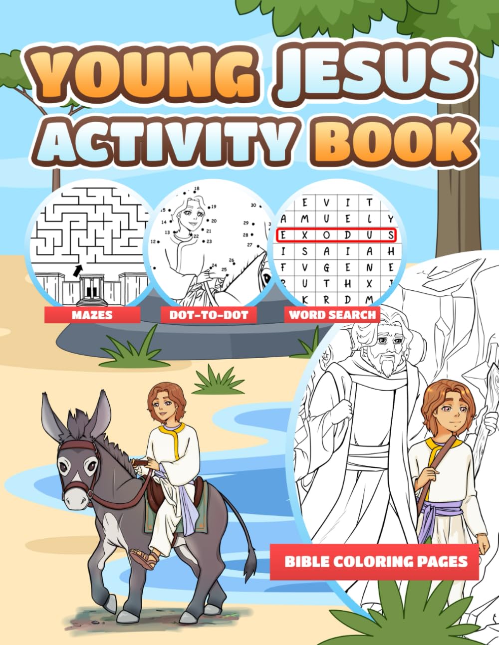 Young Jesus Activity Book: Bumper book of puzzles, mazes, jokes and more - all based on the true story of the boy Jesus! book