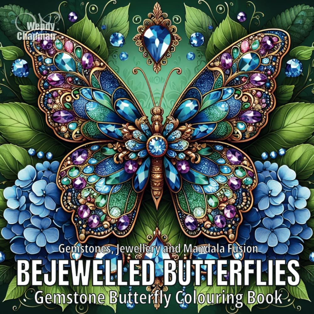 Bejewelled Butterflies: Gemstone Butterfly Colouring Book Mathematics