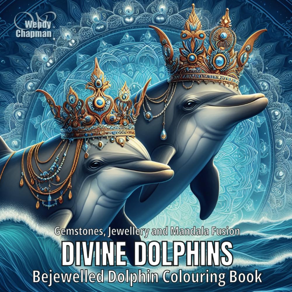 Divine Dolphins: Bejewelled Dolphin Colouring Book Mathematics