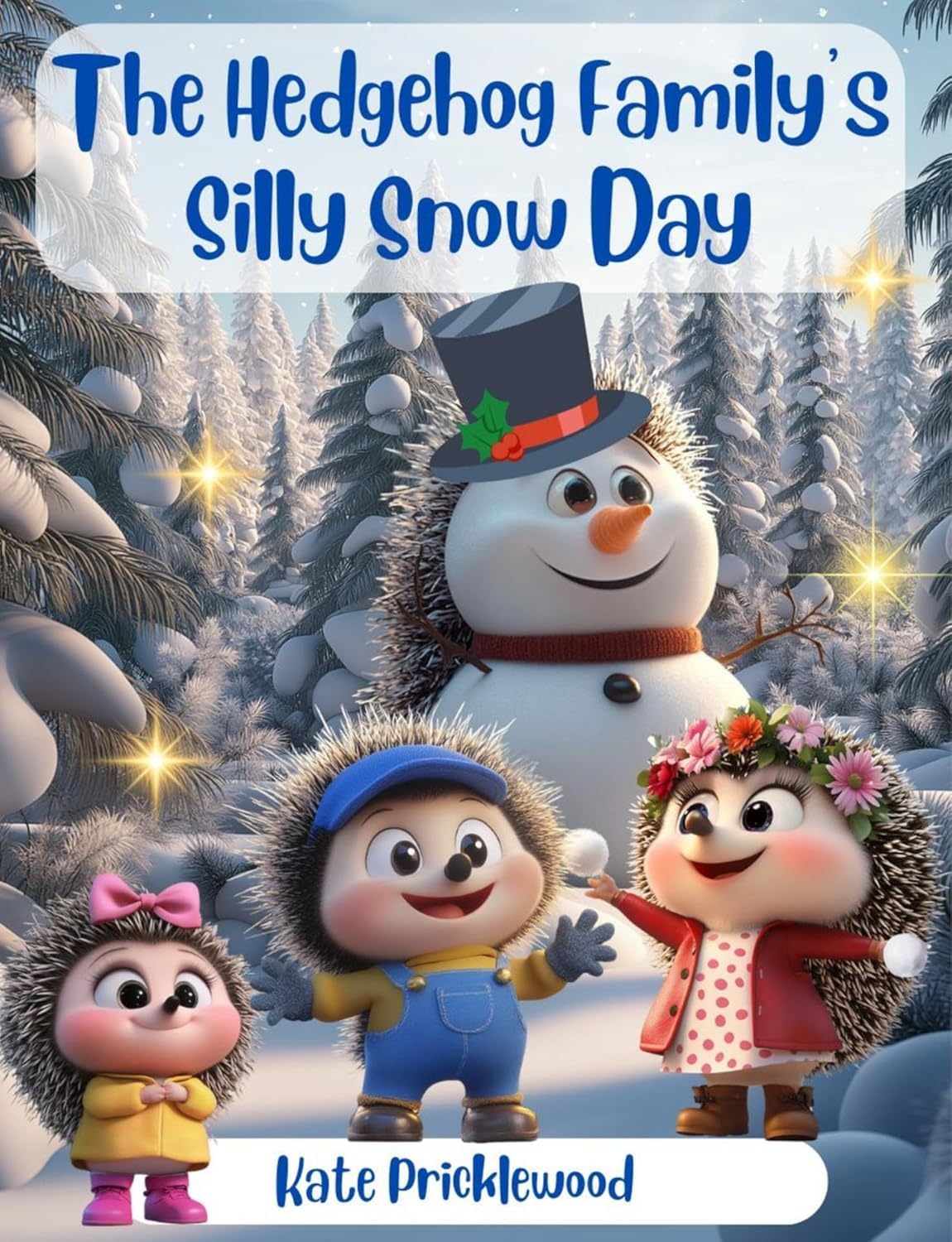 The Hedgehog Family's Silly Snow Day book
