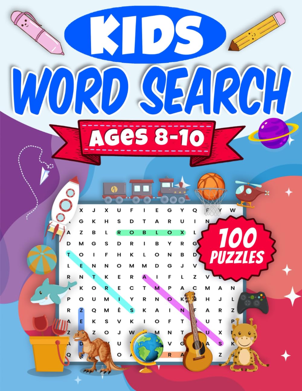 Kids Word Search Ages 8-10: 100 Fun Themed Puzzles Boosting Vocabulary and Word Discovery book