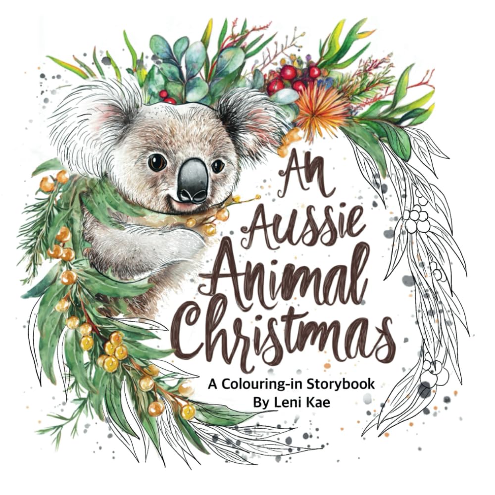 An Aussie Animal Christmas: Colouring-in Storybook (Colouring-in Storybooks) Novels & Short Stories
