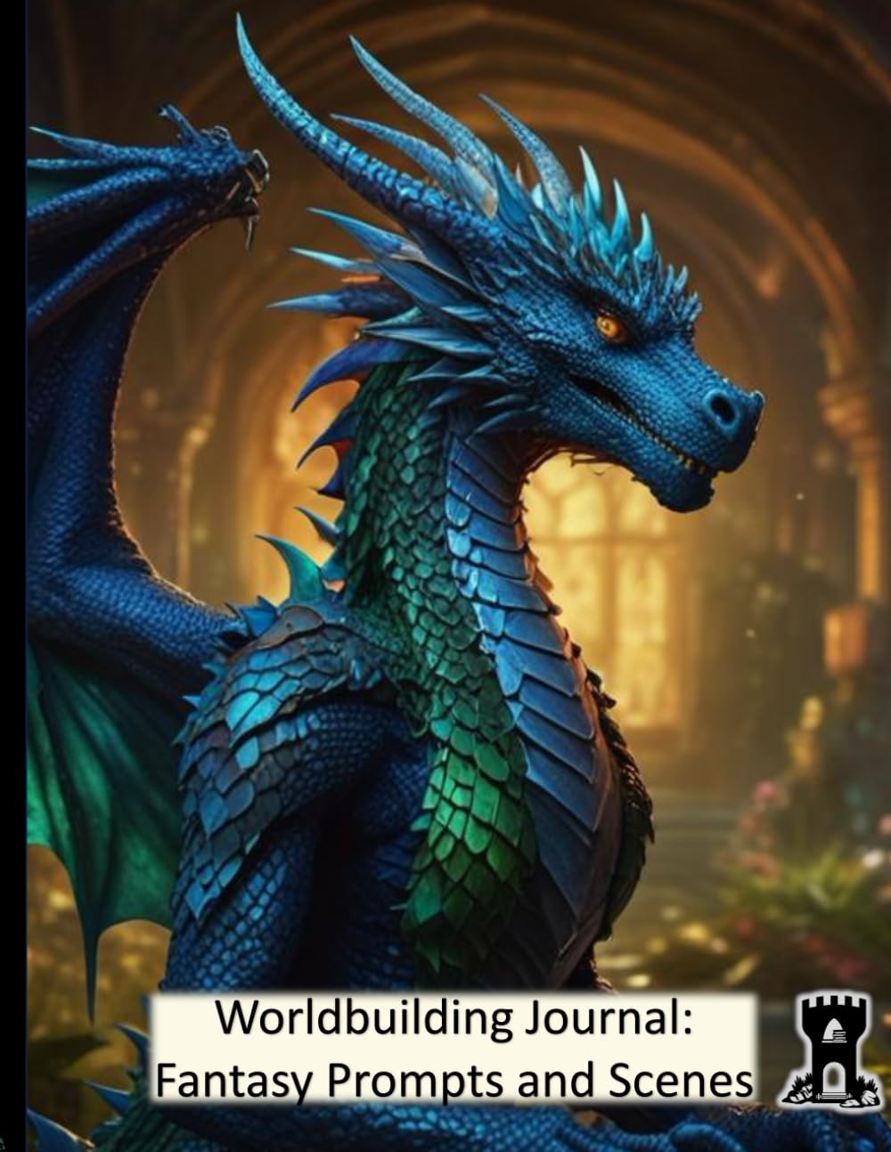 Worldbuilding Journal Fantasy Prompts and Scenes: A 150 page notebook with lined and bordered pages for personal use, creative ideas, character ... with BCP logo in the corner of each page. book